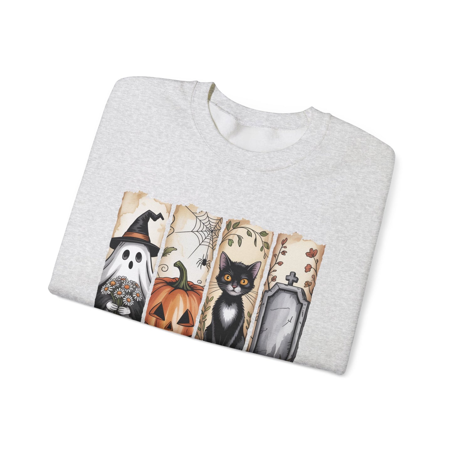Spooky Season Crewneck Sweatshirt - Fall Fashion, Halloween Sweatshirt, Cozy Autumn Outfit, Unisex Gift, Seasonal Wardrobe