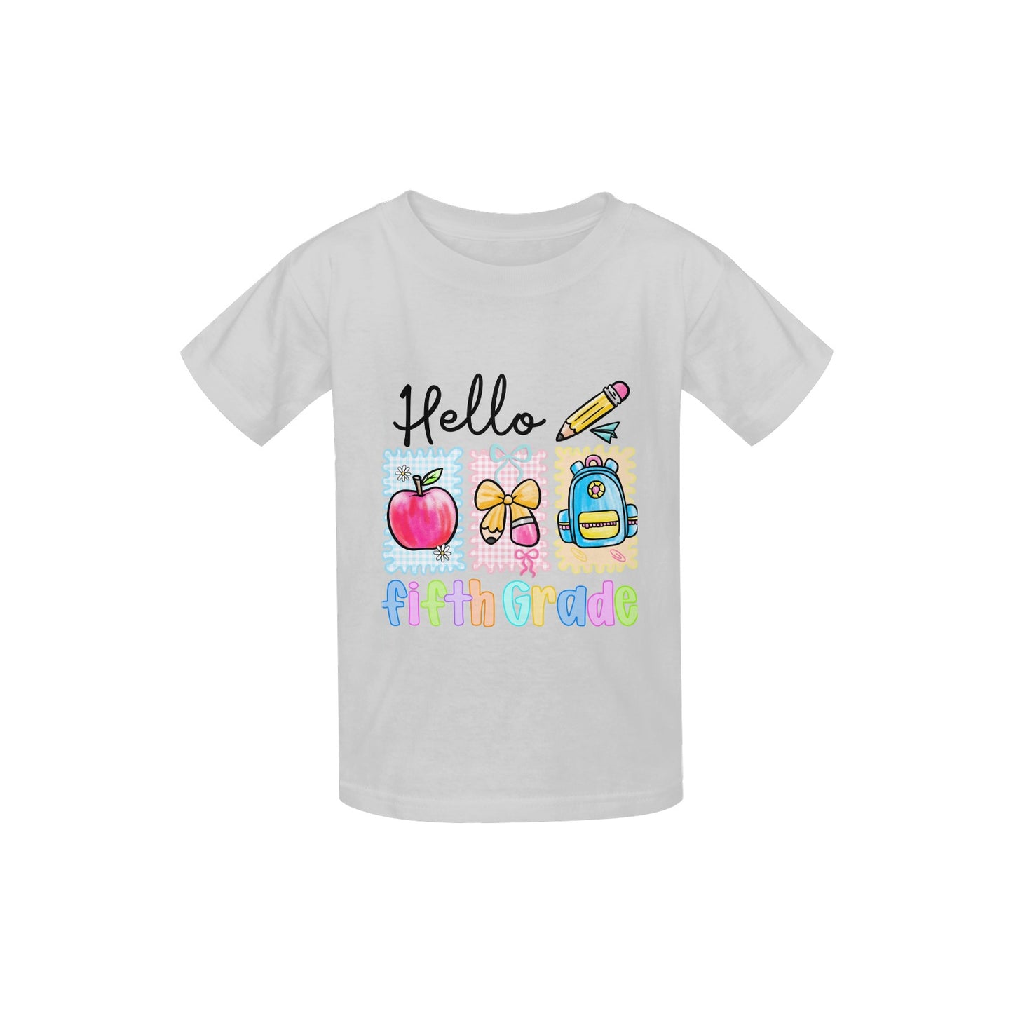Back to School Youth Preppy Fifth Grade Tee