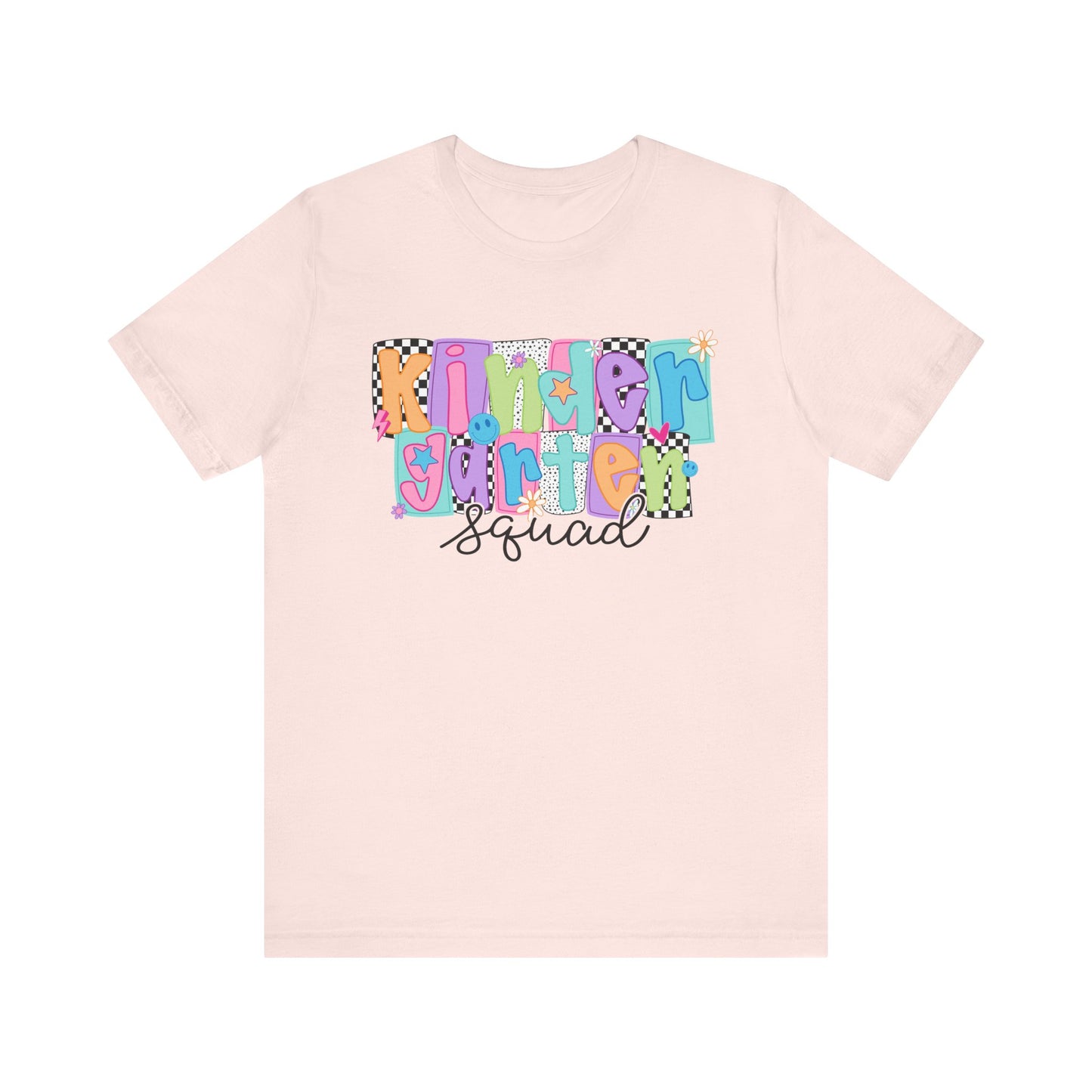 Kindergarten Squad T-Shirt, Teacher Gift, Cute Classroom Tee, Back to School, Kids Birthday Celebration