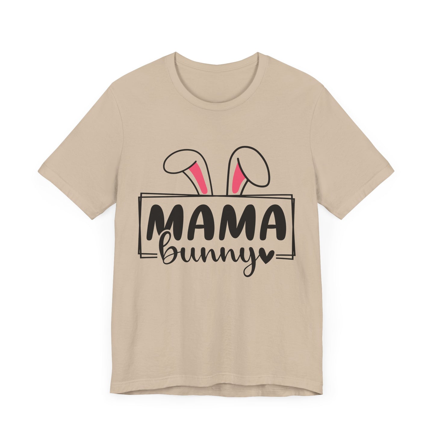 Mama Bunny Unisex Short Sleeve Tee - Perfect for Easter Celebrations