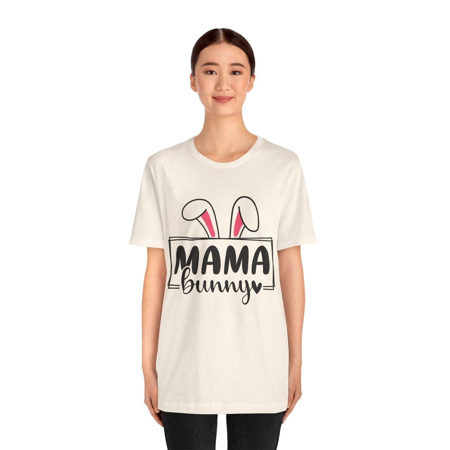 Mama Bunny Unisex Short Sleeve Tee - Perfect for Easter Celebrations