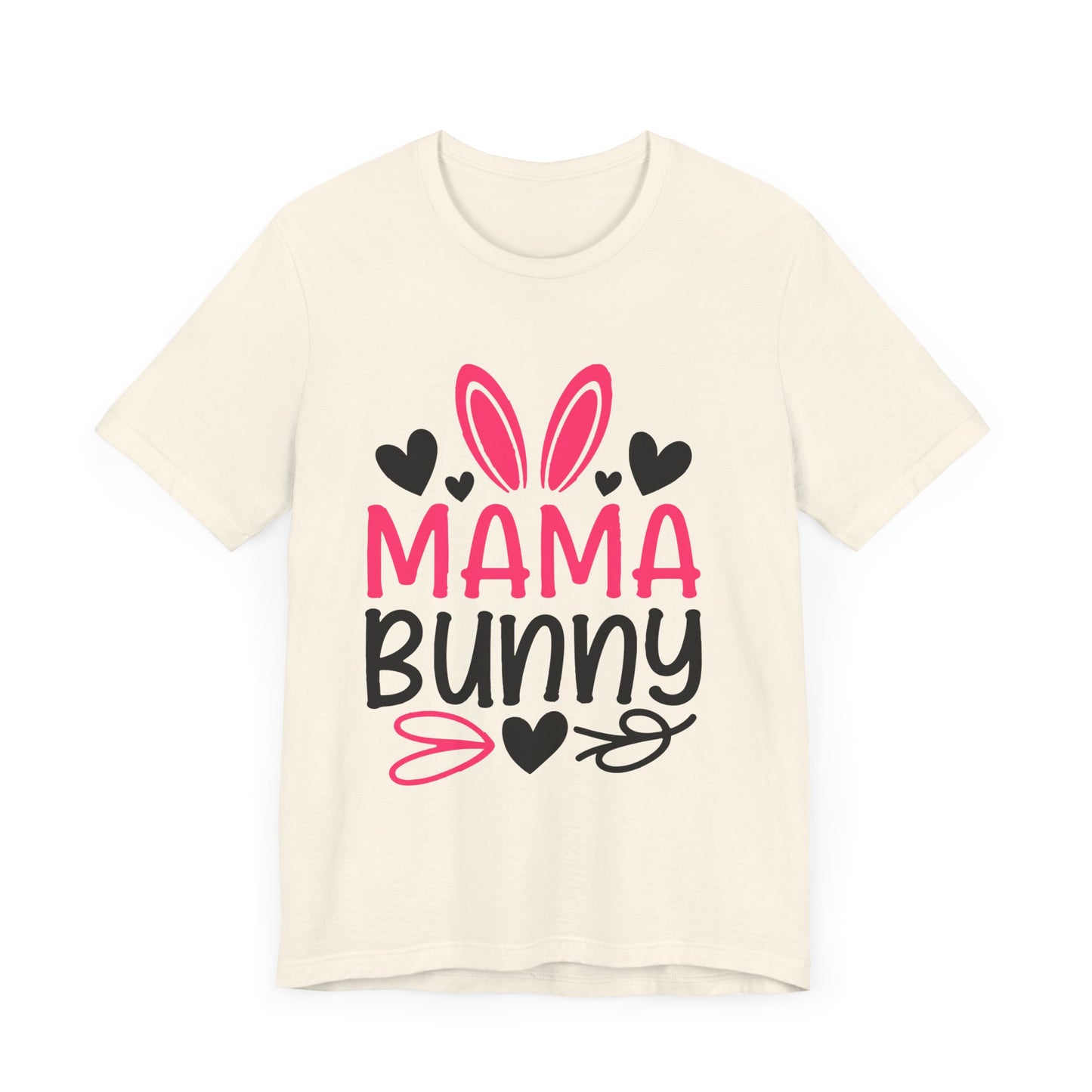 Mama Bunny Unisex Jersey Short Sleeve Tee - Perfect for Moms & Easter Celebrations