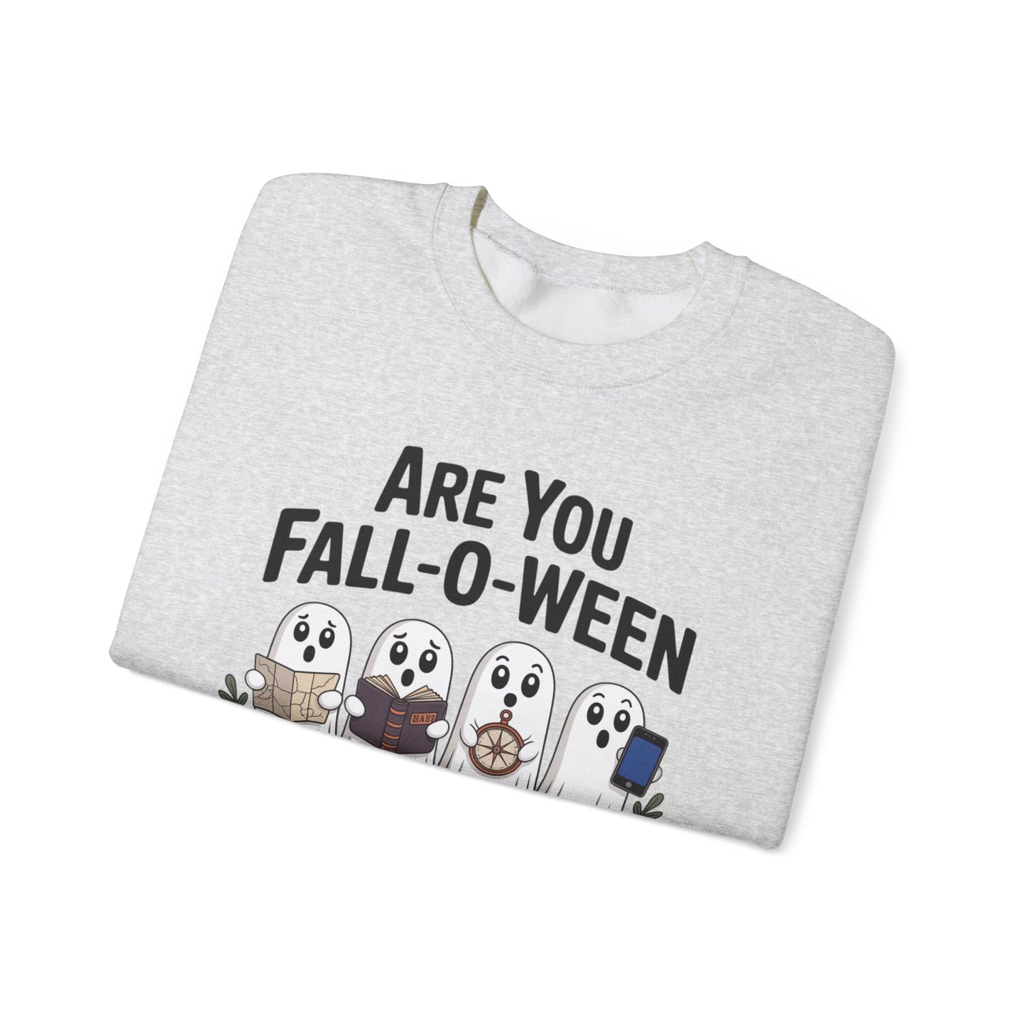 Are you Fall-O-Ween Directions Halloween Unisex Heavy Blend™ Crewneck Sweatshirt