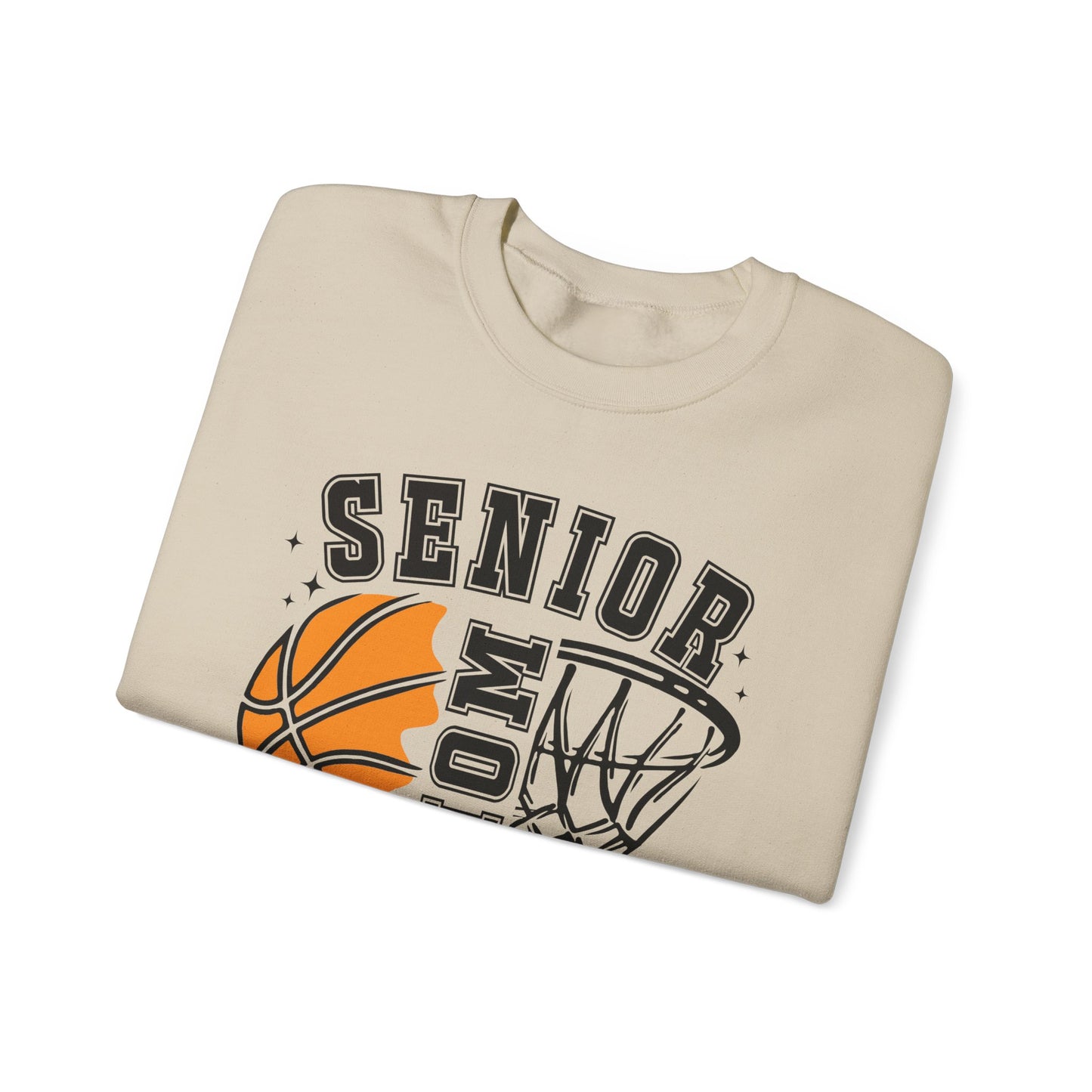 Senior Mom Basketball Crewneck Sweatshirt - The Final Quarter