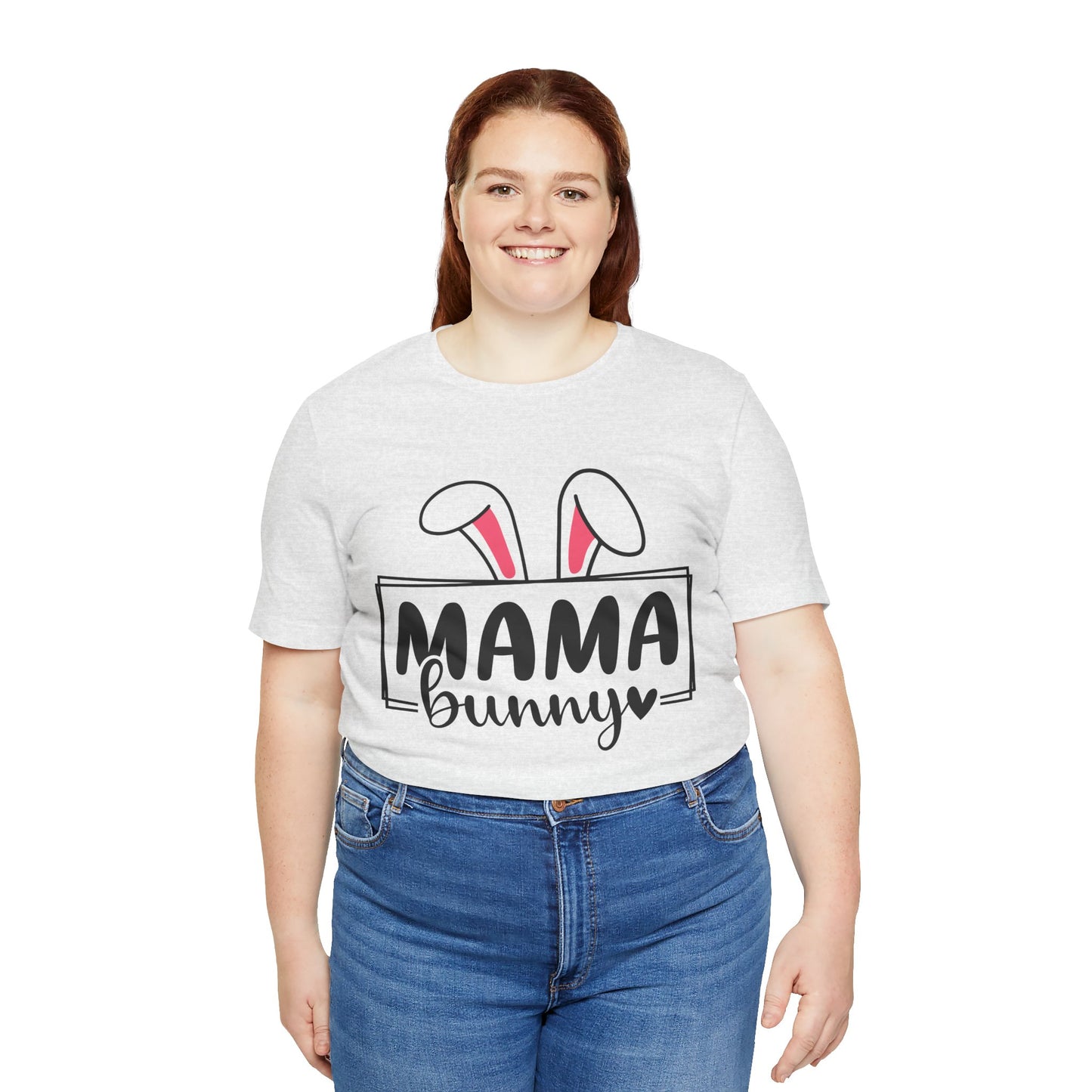 Mama Bunny Unisex Short Sleeve Tee - Perfect for Easter Celebrations
