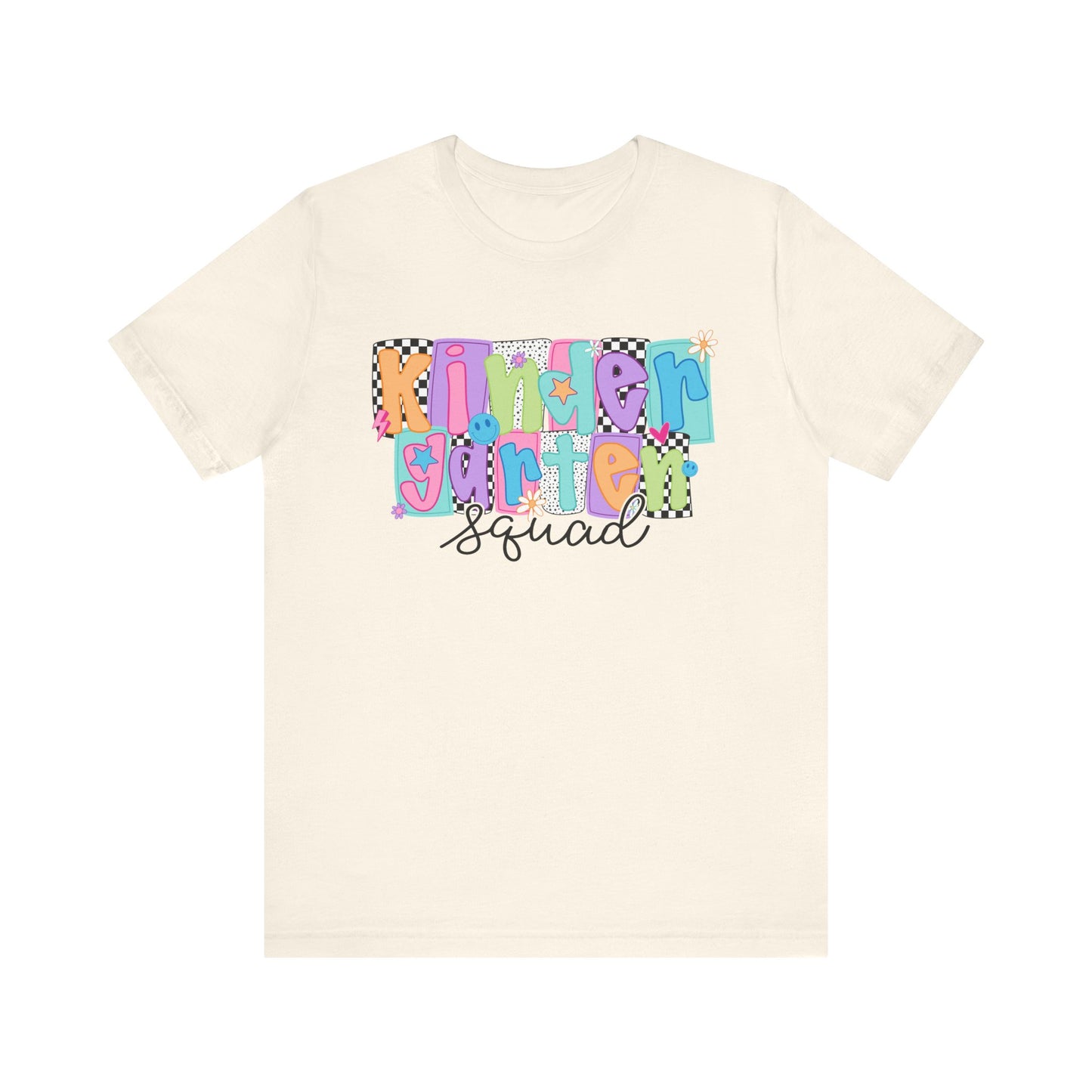 Kindergarten Squad T-Shirt, Teacher Gift, Cute Classroom Tee, Back to School, Kids Birthday Celebration
