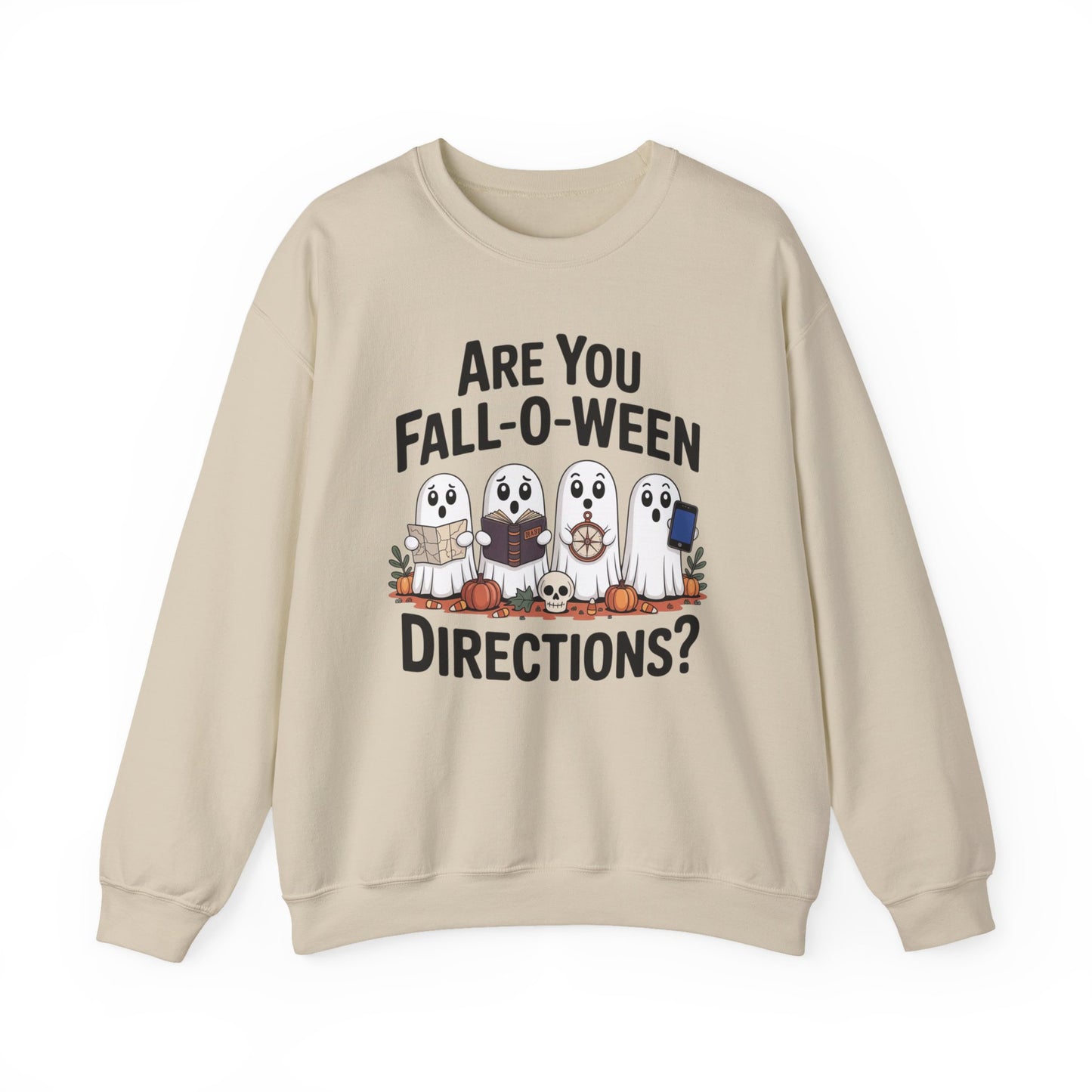 Are you Fall-O-Ween Directions Halloween Unisex Heavy Blend™ Crewneck Sweatshirt