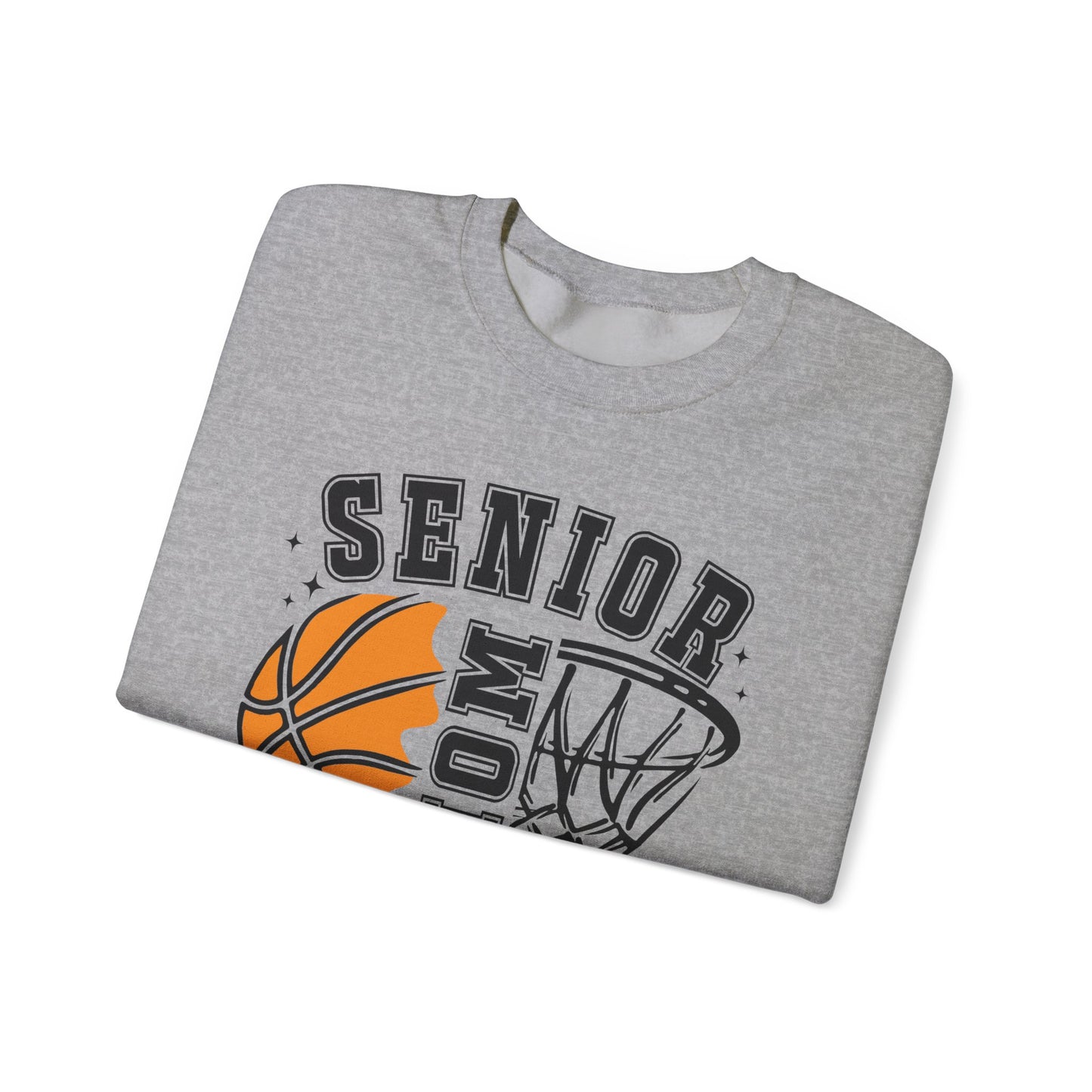 Senior Mom Basketball Crewneck Sweatshirt - The Final Quarter