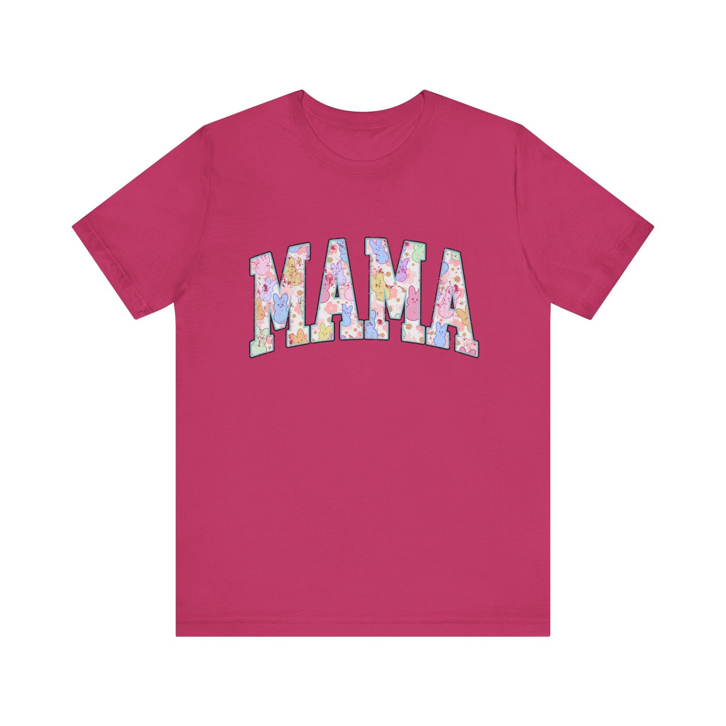 Floral 'Mama' Unisex Jersey Tee - Perfect Gift for Mother's Day