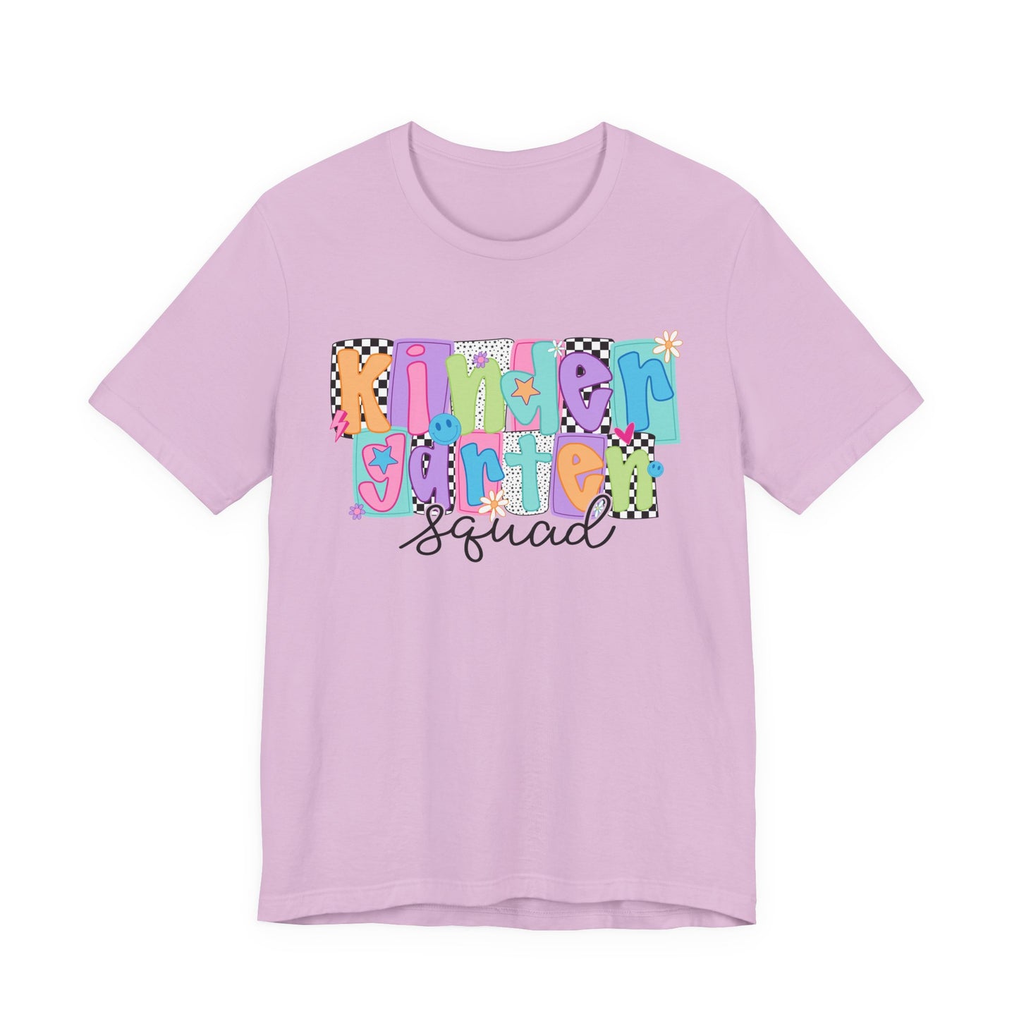 Kindergarten Squad T-Shirt, Teacher Gift, Cute Classroom Tee, Back to School, Kids Birthday Celebration