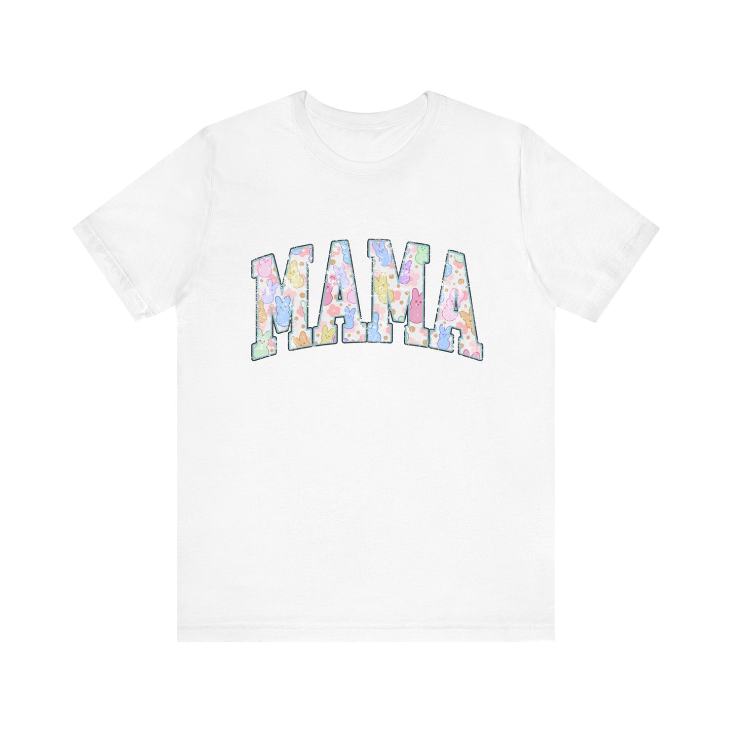Floral 'Mama' Unisex Jersey Tee - Perfect Gift for Mother's Day