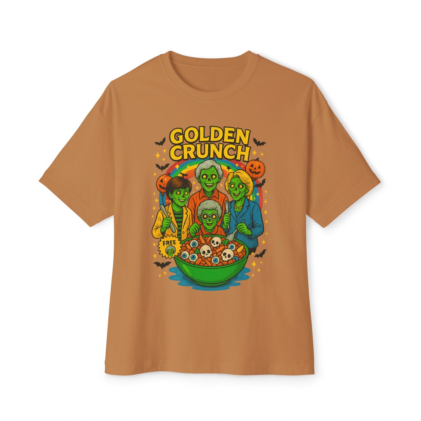 Halloween Themed Unisex Oversized Tee | Golden Crunch Graphic Shirt, Spooky Style, Casual Vibe, Perfect for Fall Celebrations, [...]