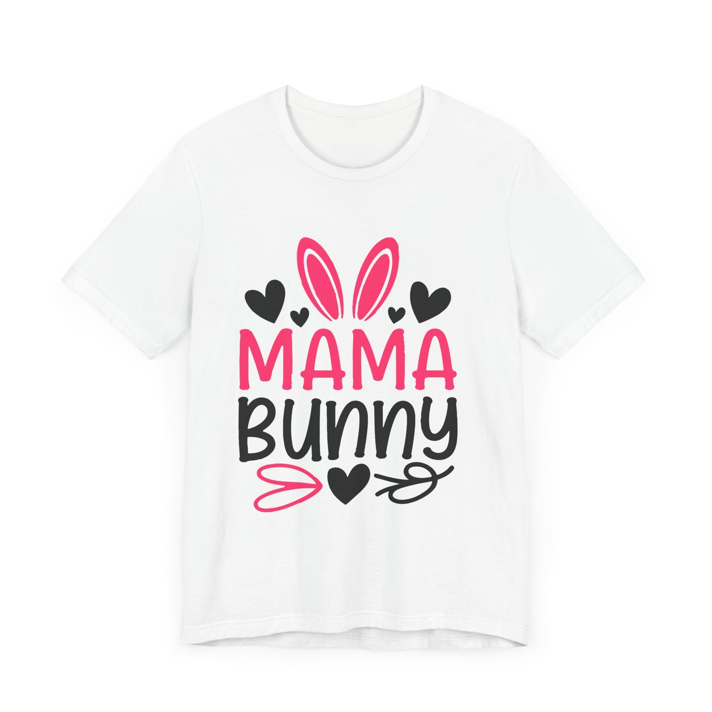 Mama Bunny Unisex Jersey Short Sleeve Tee - Perfect for Moms & Easter Celebrations