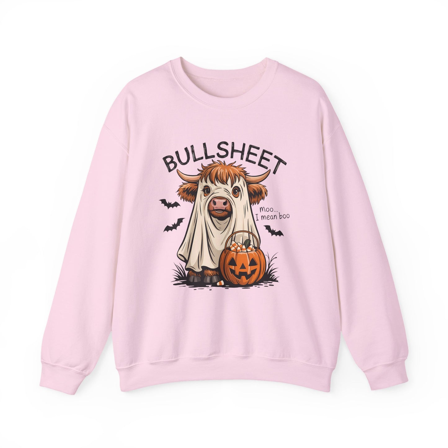 Halloween Cow Sweatshirt, Funny Halloween Crewneck, Unisex Casual Top, Cow Costume Sweatshirt, Perfect for Fall Celebrations