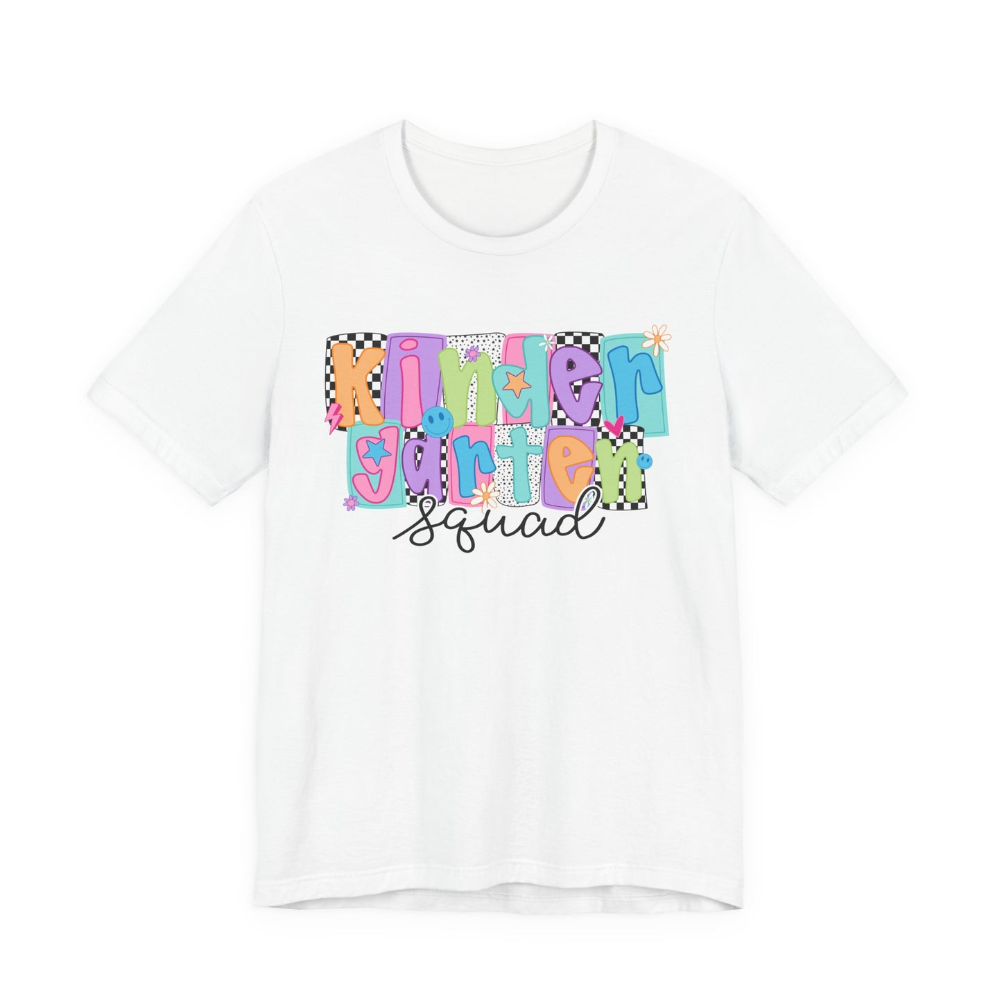 Kindergarten Squad T-Shirt, Teacher Gift, Cute Classroom Tee, Back to School, Kids Birthday Celebration