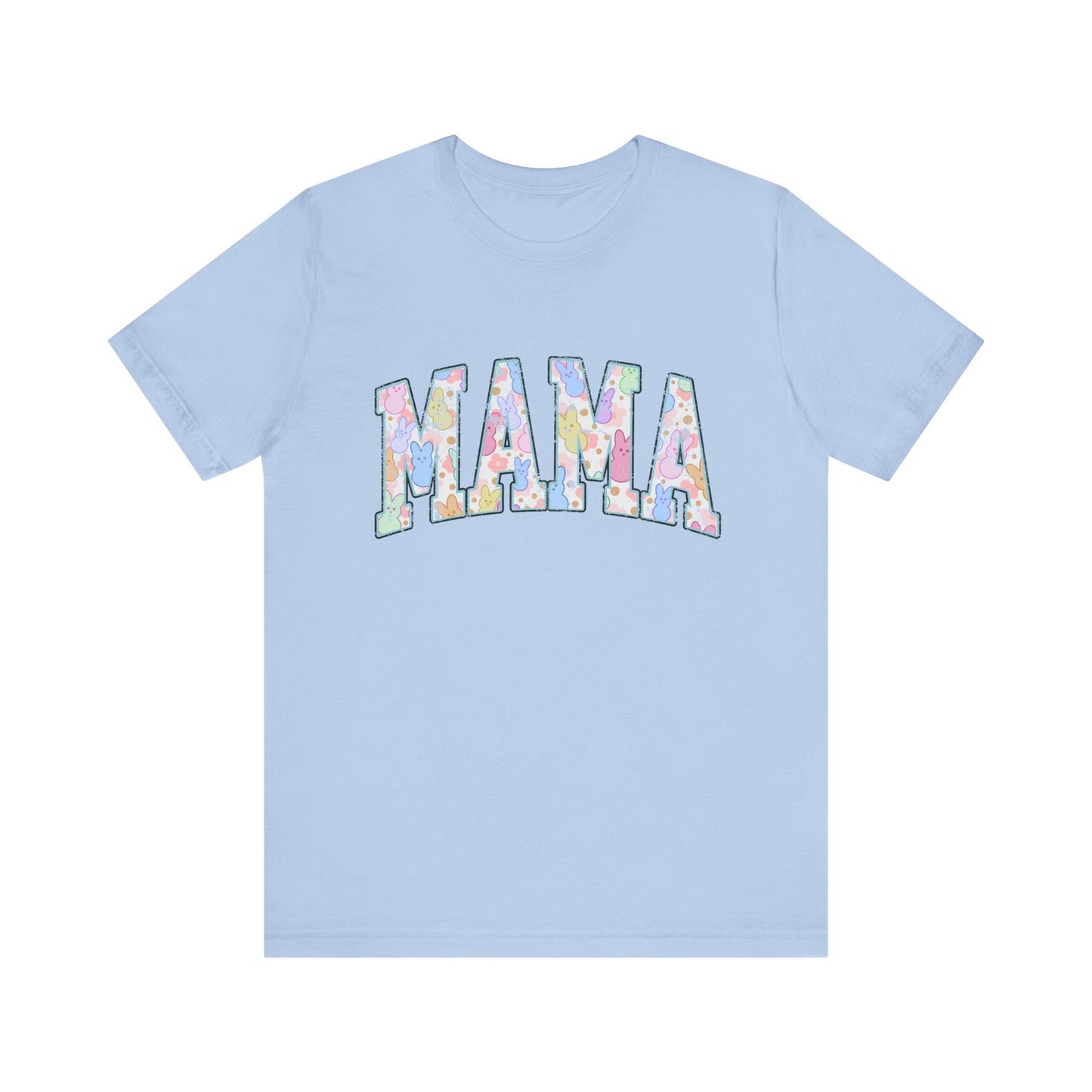 Floral 'Mama' Unisex Jersey Tee - Perfect Gift for Mother's Day