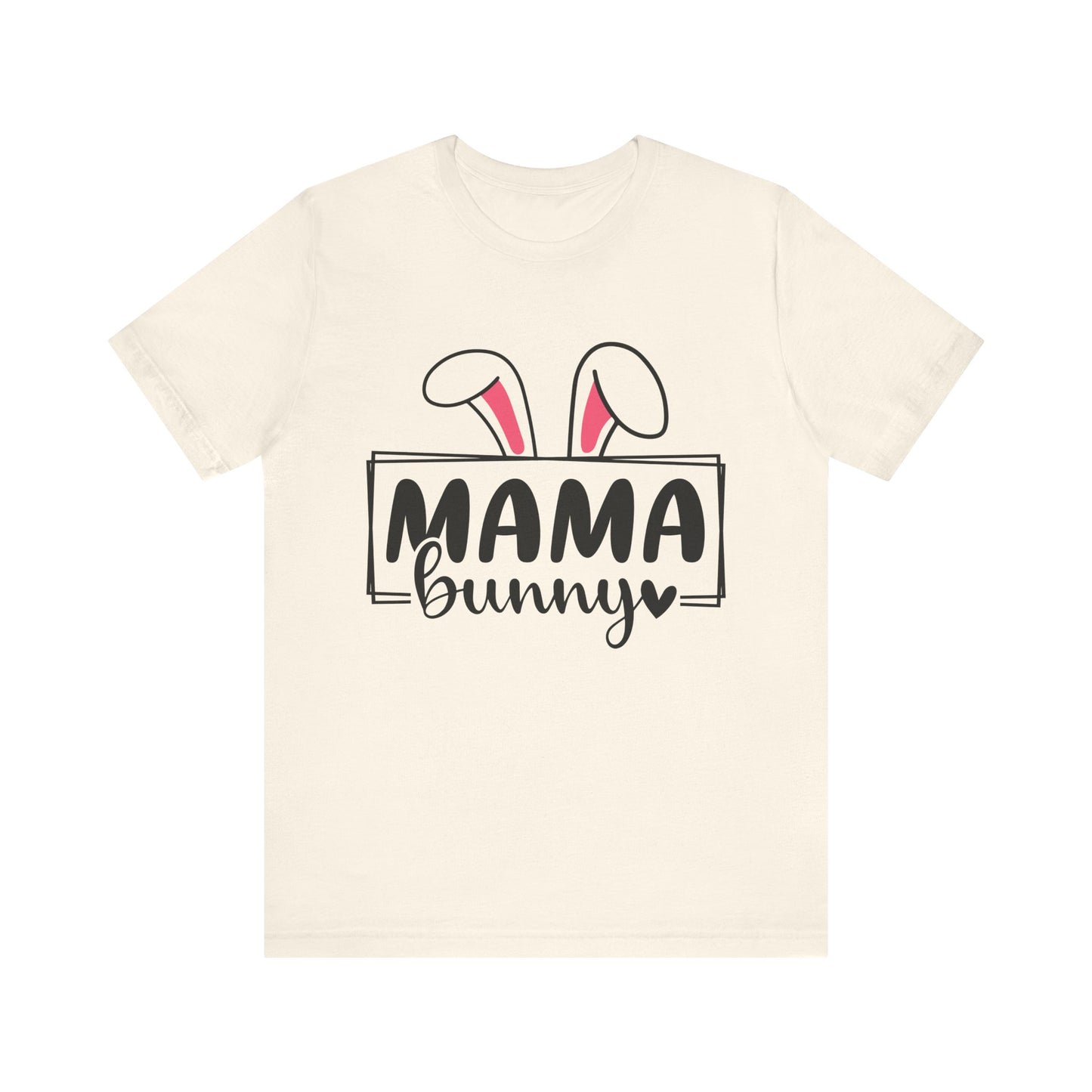 Mama Bunny Unisex Short Sleeve Tee - Perfect for Easter Celebrations