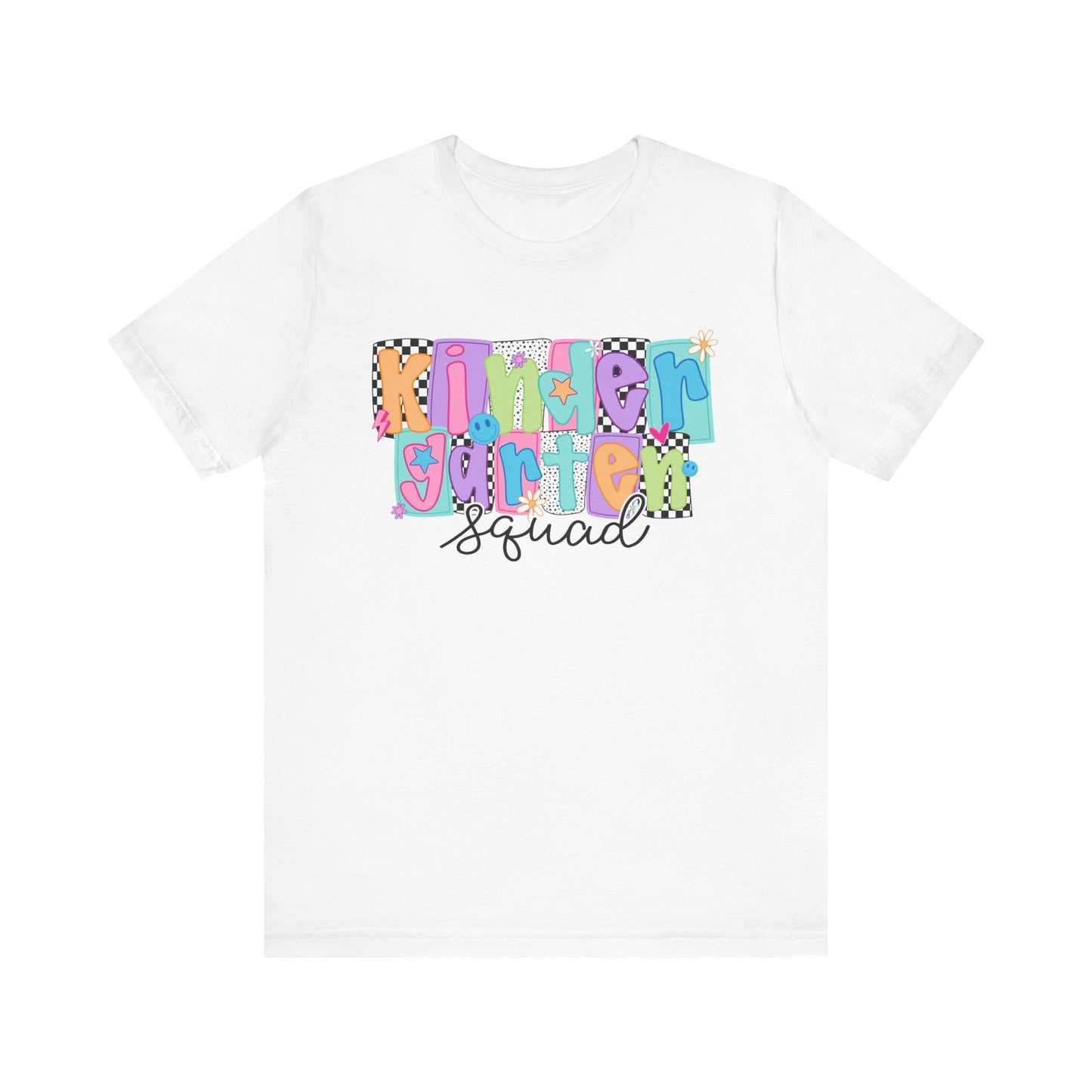 Kindergarten Squad T-Shirt, Teacher Gift, Cute Classroom Tee, Back to School, Kids Birthday Celebration