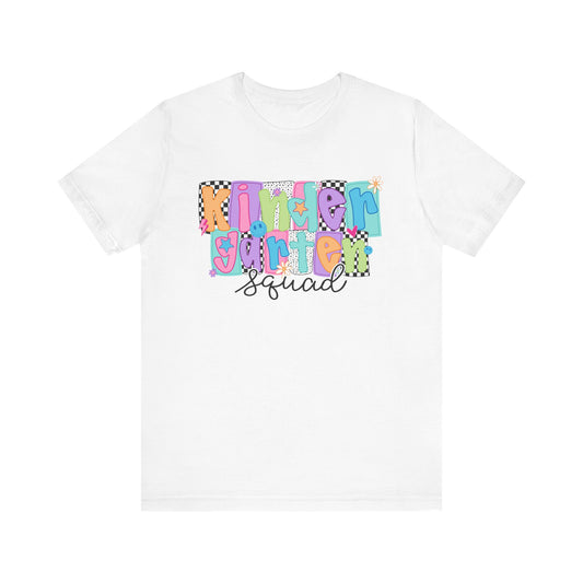 Kindergarten Squad T-Shirt, Teacher Gift, Cute Classroom Tee, Back to School, Kids Birthday Celebration