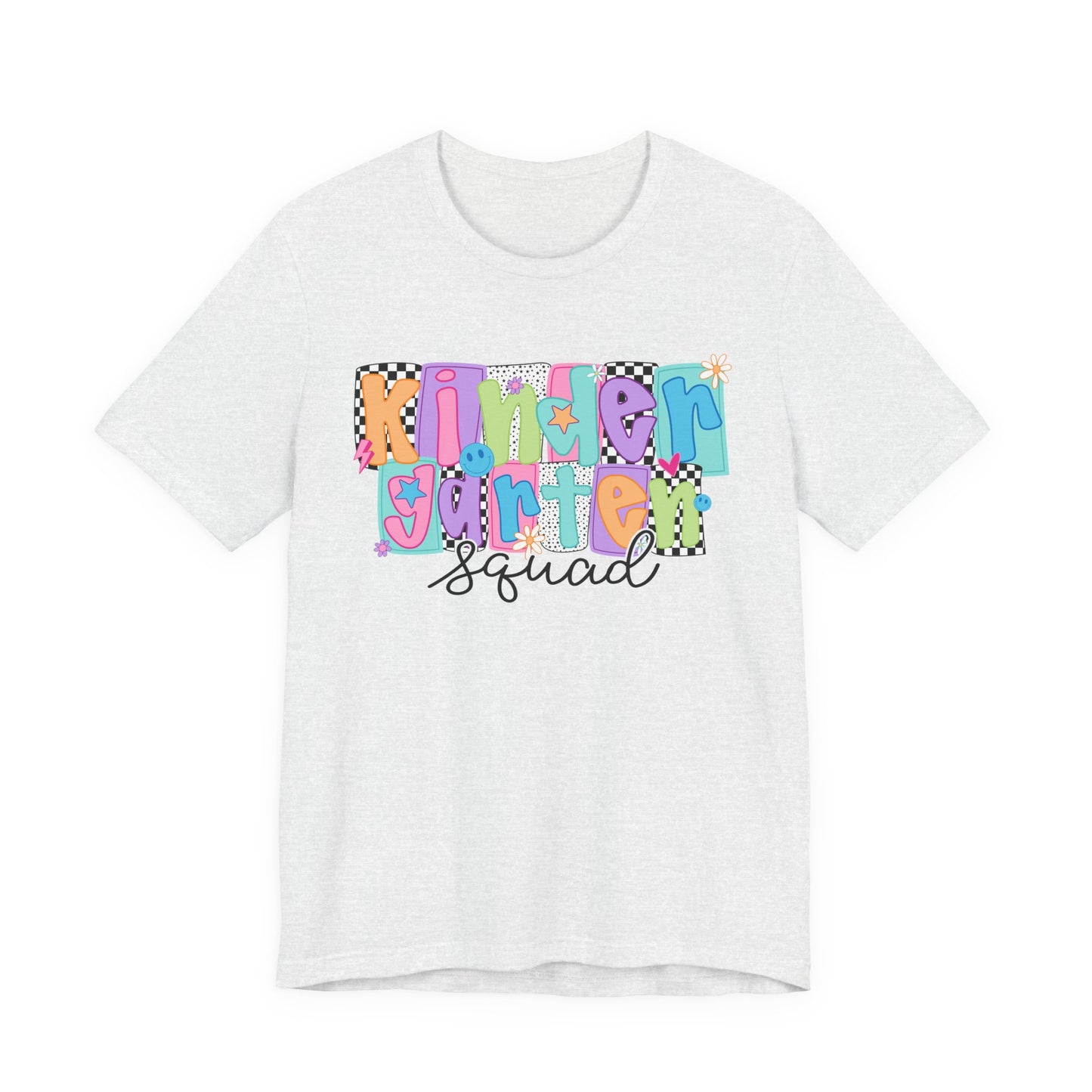 Kindergarten Squad T-Shirt, Teacher Gift, Cute Classroom Tee, Back to School, Kids Birthday Celebration