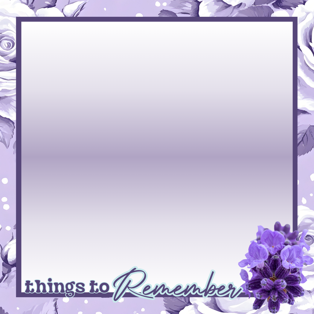 Editable Purple Floral Sticky Notes bundle of 5 | Printable Notes, To-Do List, Planner Pads | Cute Digital Stationery