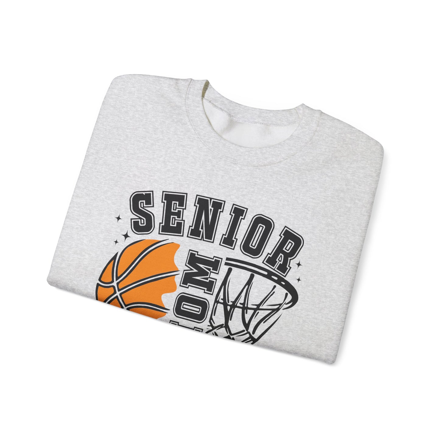 Senior Mom Basketball Crewneck Sweatshirt - The Final Quarter