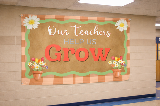 Editable Teacher Appreciation Banner Bundle (x7) | Canva Templates | School Staff Appreciation Deco