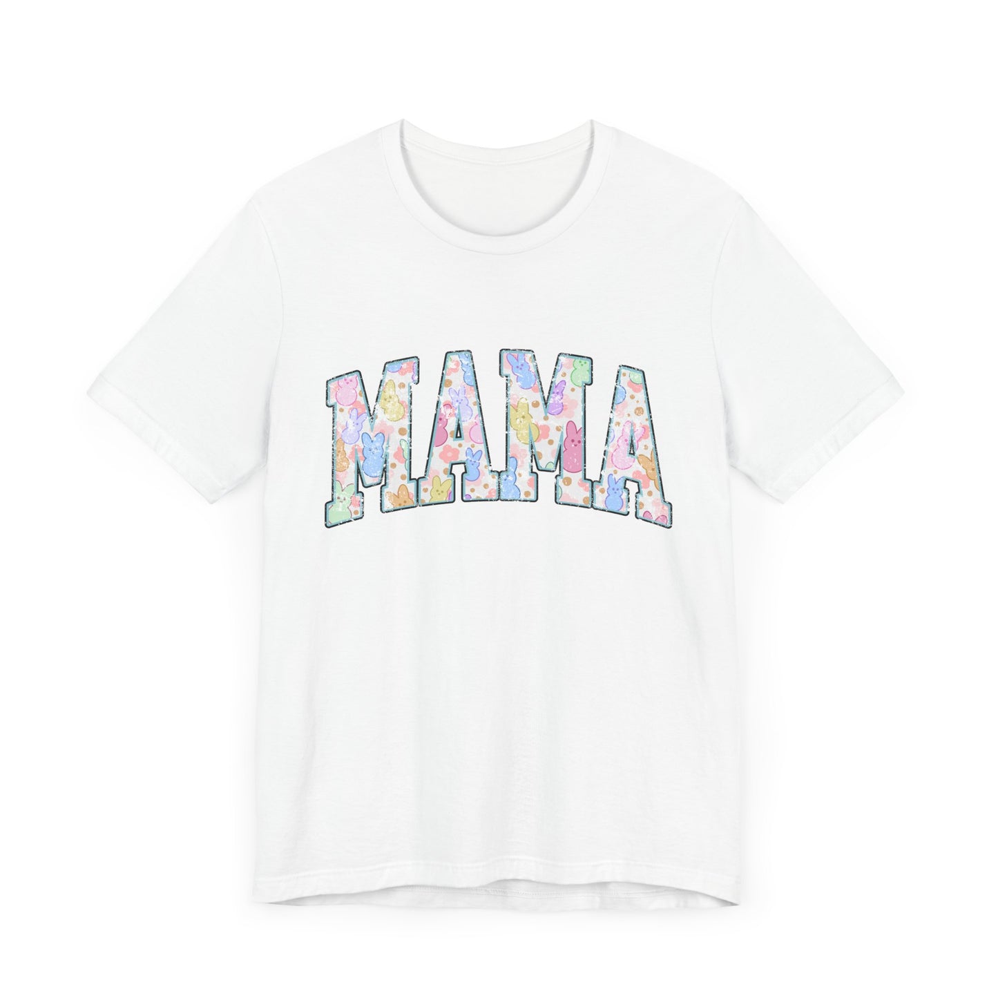 Floral 'Mama' Unisex Jersey Tee - Perfect Gift for Mother's Day