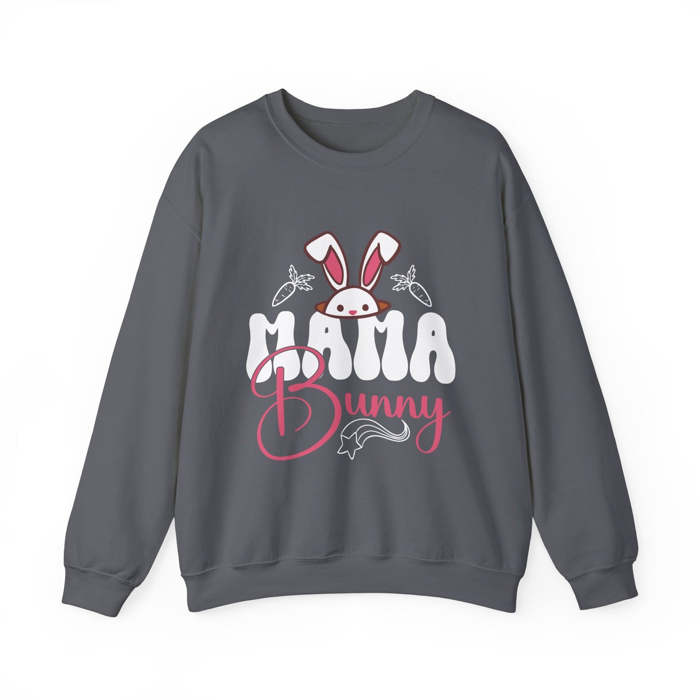 Bunny Graphic Unisex Heavy Blend™ Crewneck Sweatshirt - Cute Easter Gift