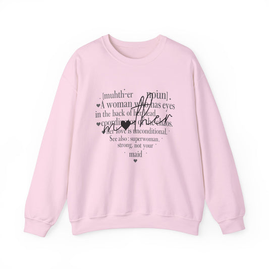 Unisex Heavy Blend™ Crewneck Sweatshirt - 'Muther' Definition