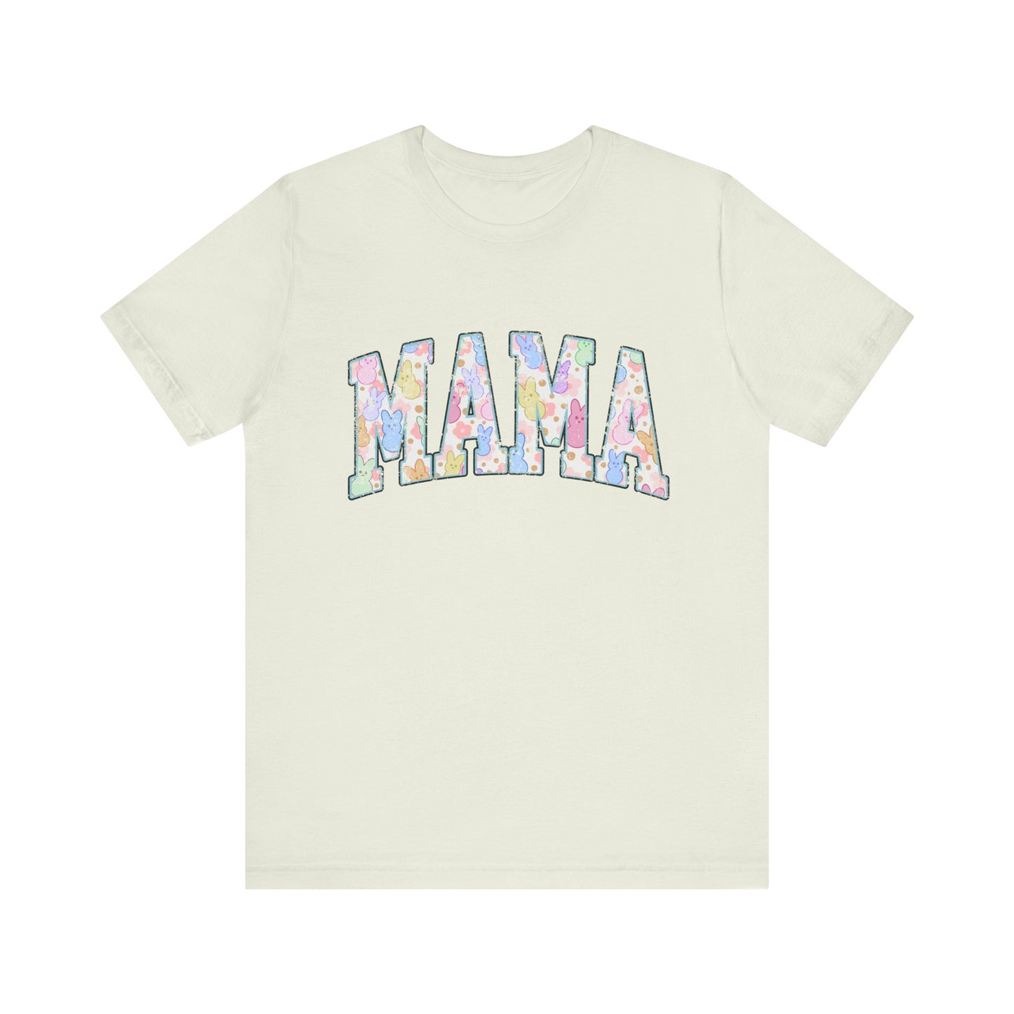 Floral 'Mama' Unisex Jersey Tee - Perfect Gift for Mother's Day