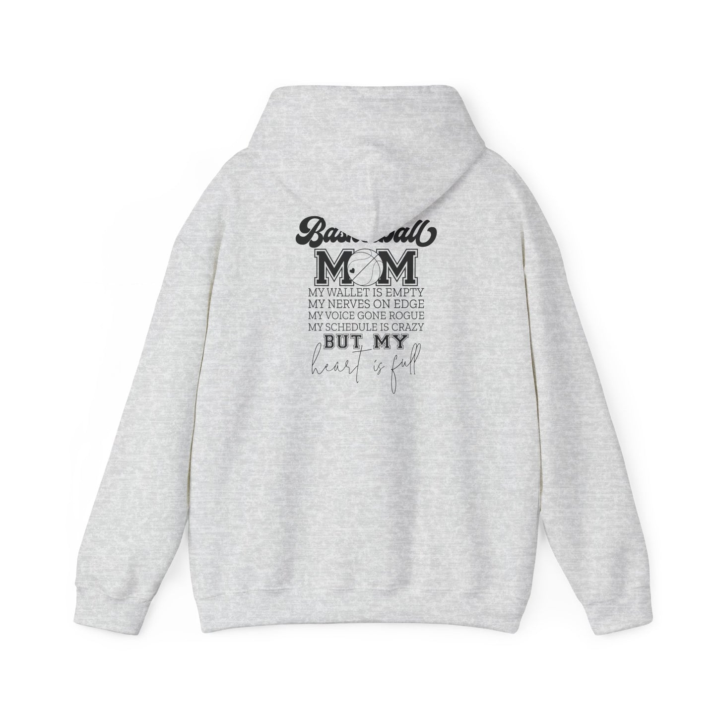 Basketball Mom Unisex Heavy Blend Hoodie - Perfect Gift for Sports Moms