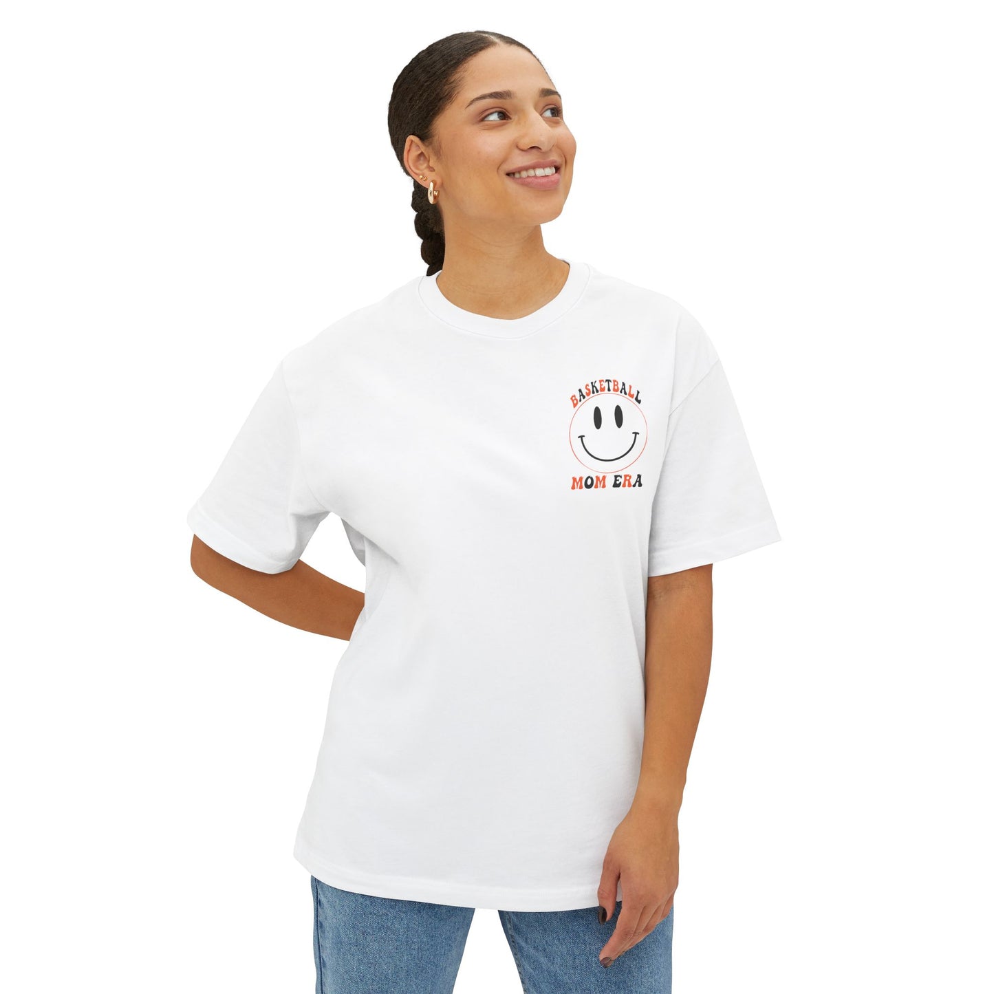 Unisex Oversized Boxy Tee - 'In My Basketball Era' Graphic Tee for Sporty Casual Style
