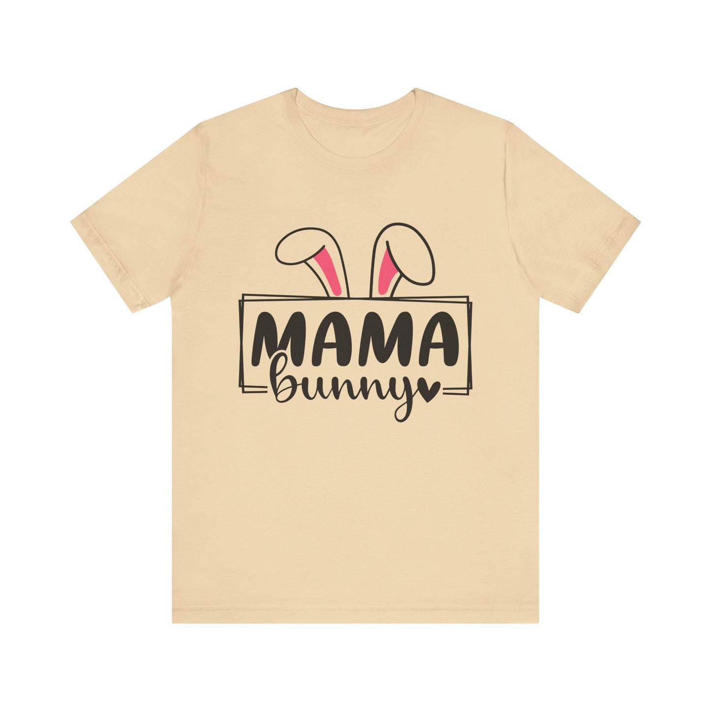 Mama Bunny Unisex Short Sleeve Tee - Perfect for Easter Celebrations