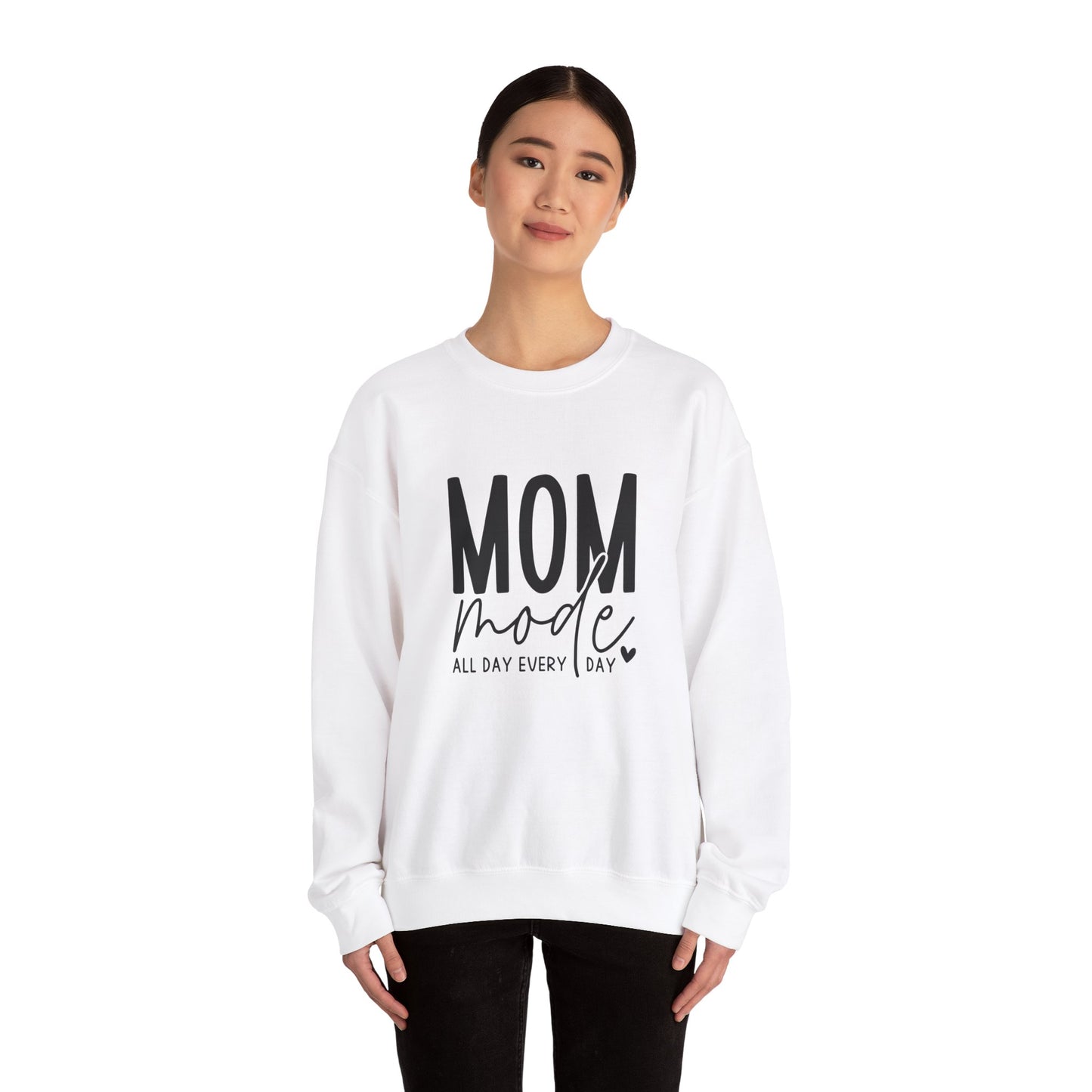 Mom Mode Sweatshirt - Comfortable Unisex Crewneck for Everyday Wear