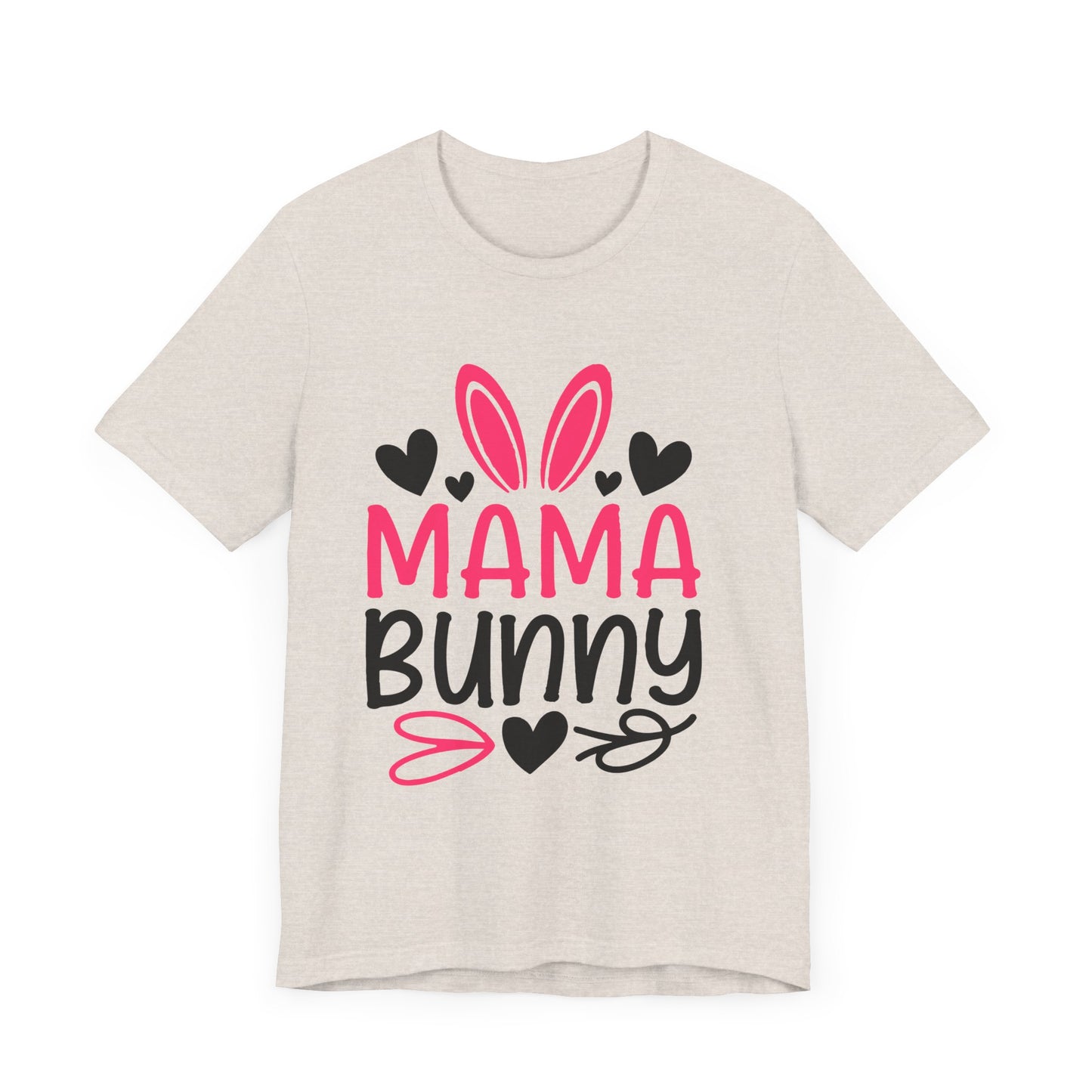 Mama Bunny Unisex Jersey Short Sleeve Tee - Perfect for Moms & Easter Celebrations