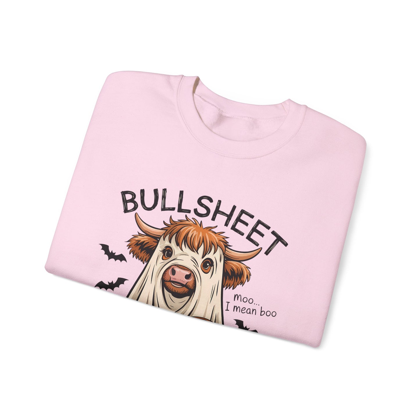 Halloween Cow Sweatshirt, Funny Halloween Crewneck, Unisex Casual Top, Cow Costume Sweatshirt, Perfect for Fall Celebrations