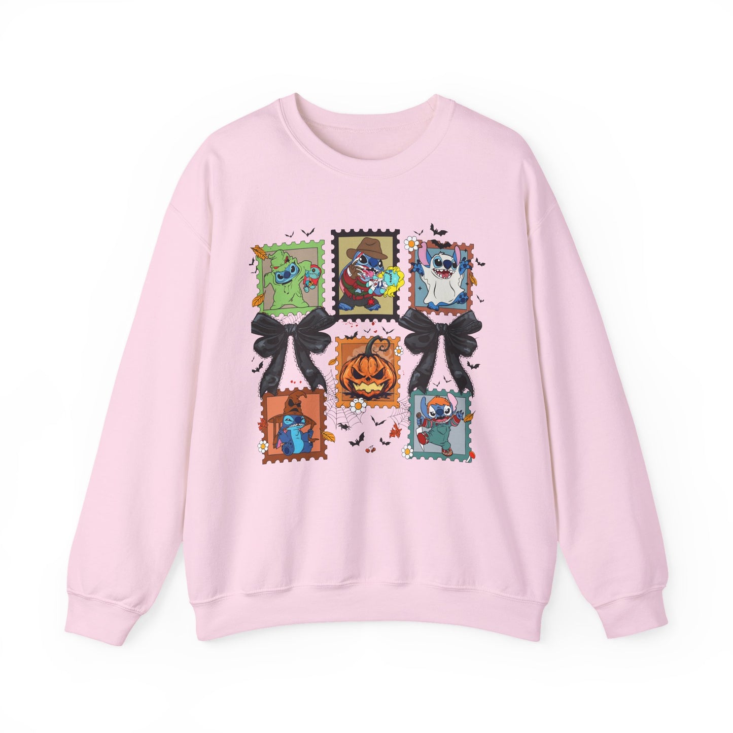 Spooky Vibes Retro Stitch Crewneck Sweatshirt, Halloween, Unisex Sweatshirt, Cozy Apparel, Gift for Her, Fall Fashion, Halloween Sweater