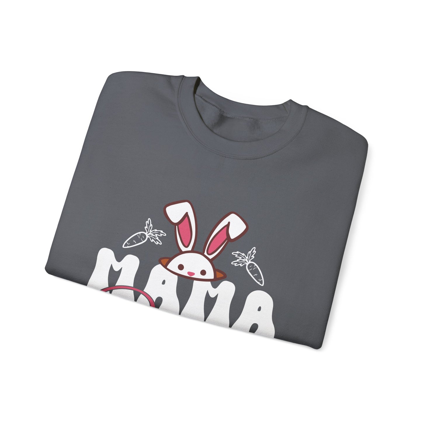 Bunny Graphic Unisex Heavy Blend™ Crewneck Sweatshirt - Cute Easter Gift
