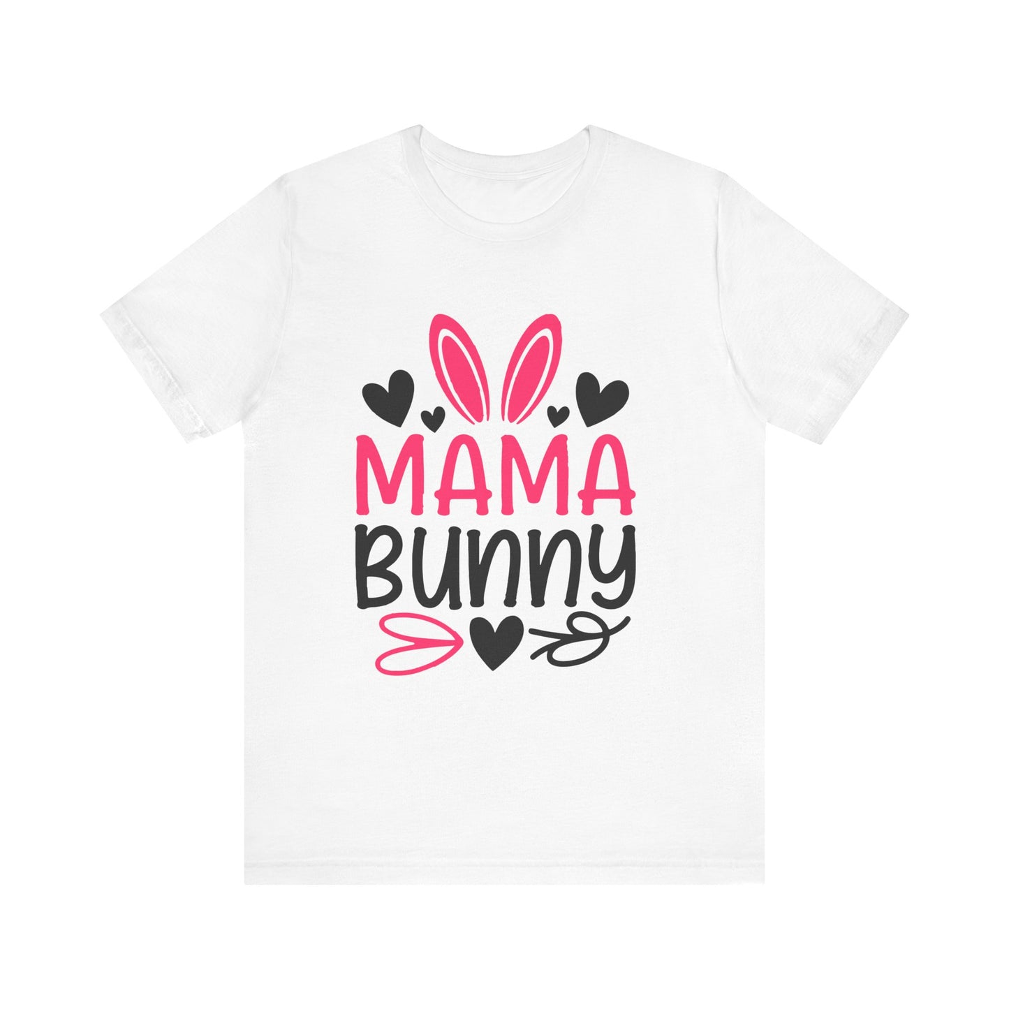 Mama Bunny Unisex Jersey Short Sleeve Tee - Perfect for Moms & Easter Celebrations