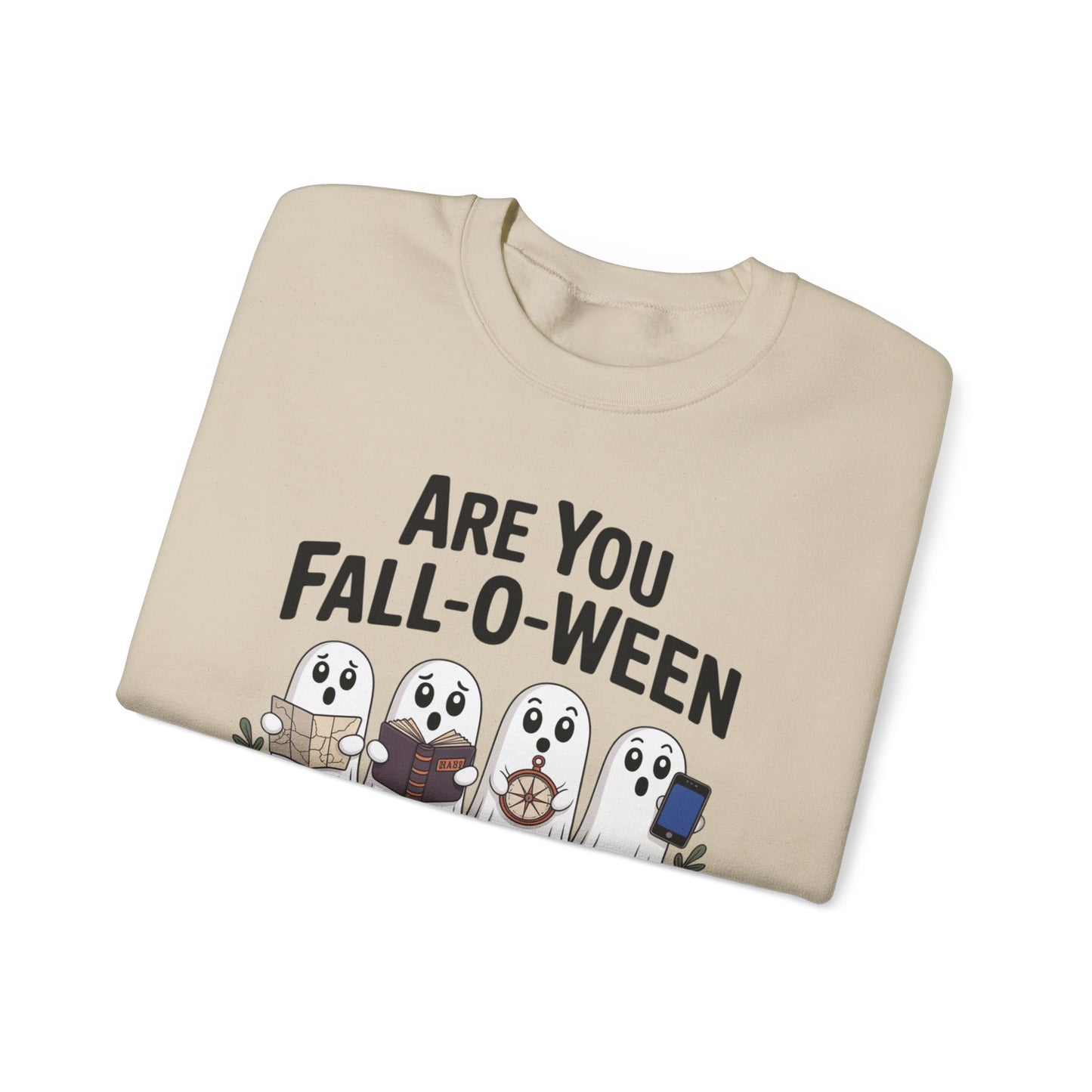 Are you Fall-O-Ween Directions Halloween Unisex Heavy Blend™ Crewneck Sweatshirt