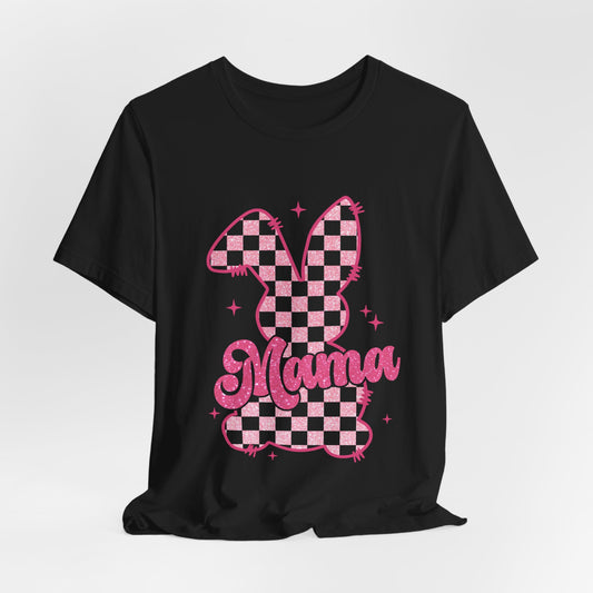 Mama Bunny Short Sleeve Tee - Cute Spring T-Shirt for Moms