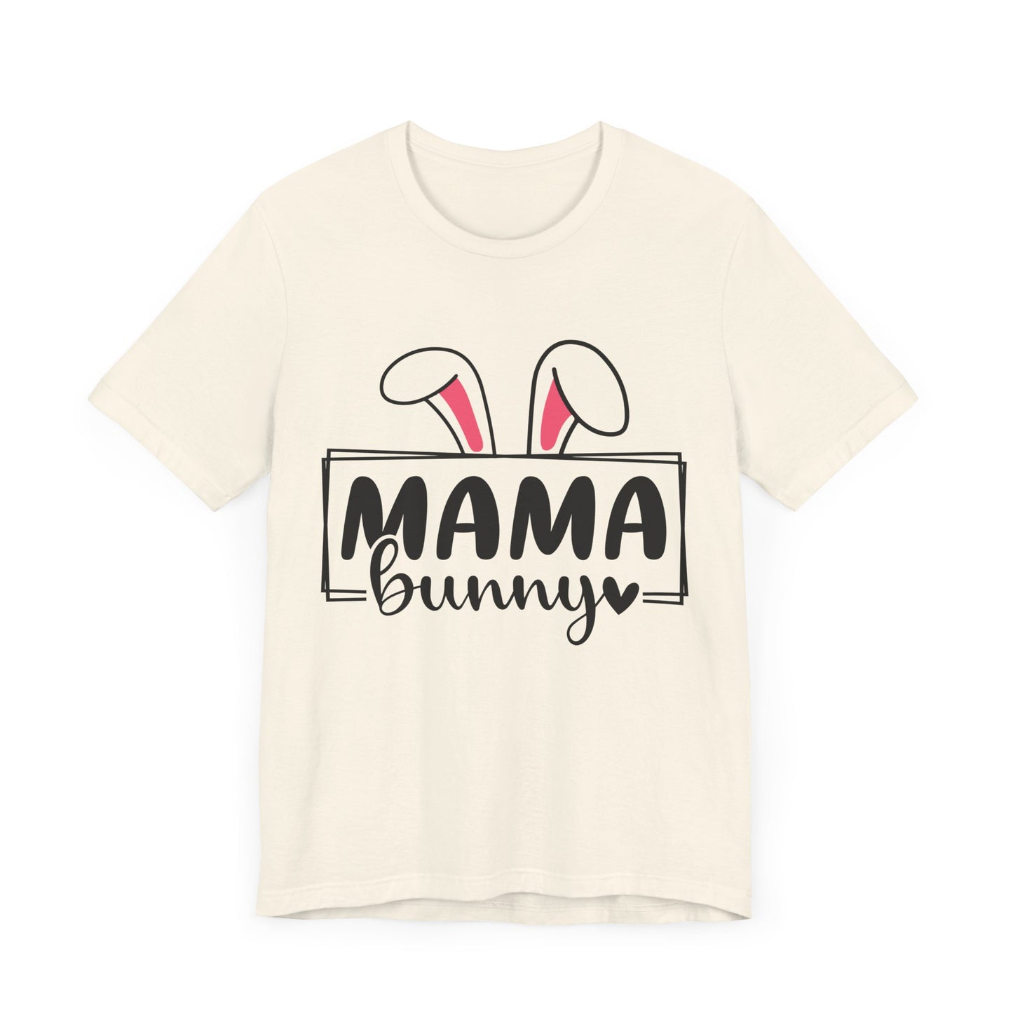 Mama Bunny Unisex Short Sleeve Tee - Perfect for Easter Celebrations