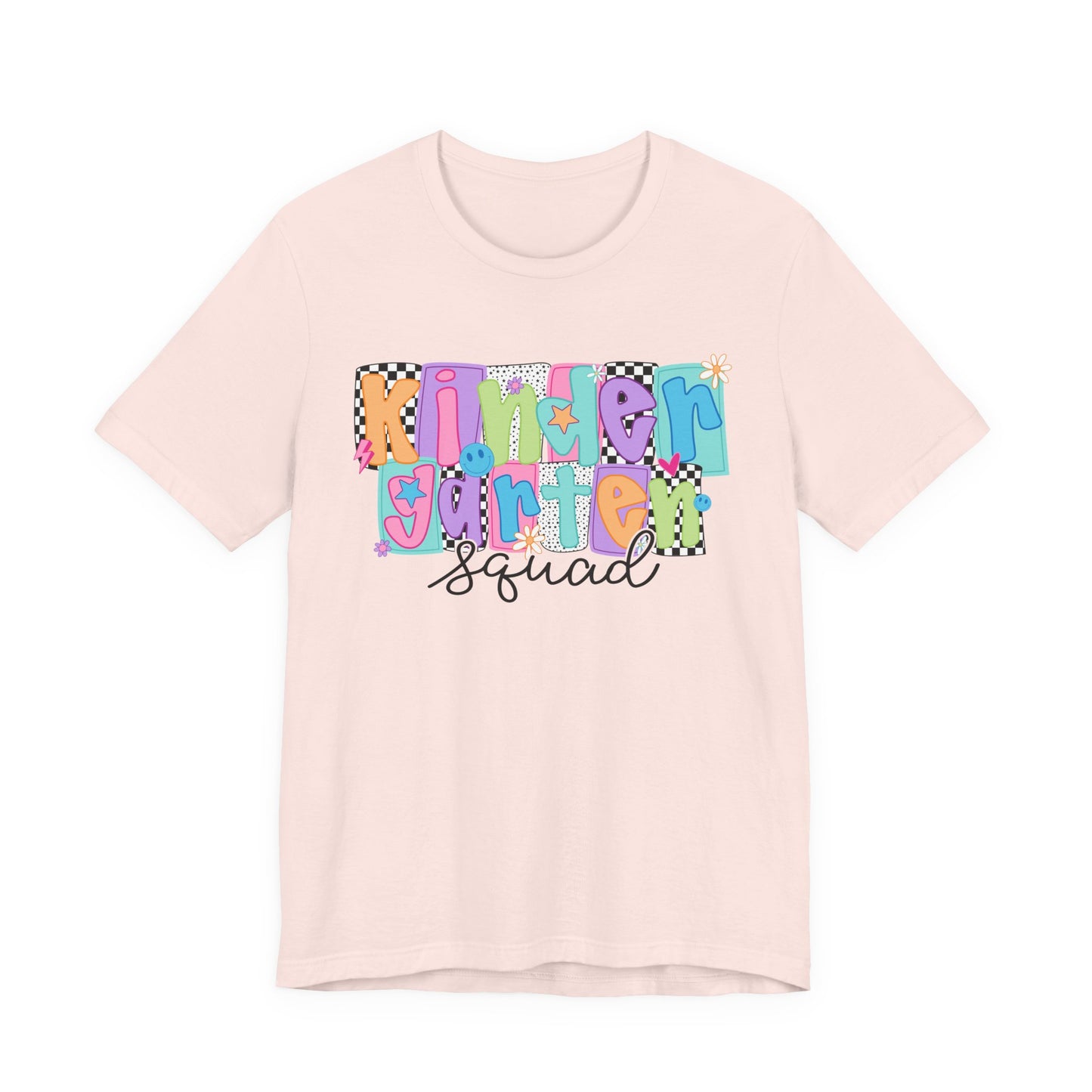Kindergarten Squad T-Shirt, Teacher Gift, Cute Classroom Tee, Back to School, Kids Birthday Celebration