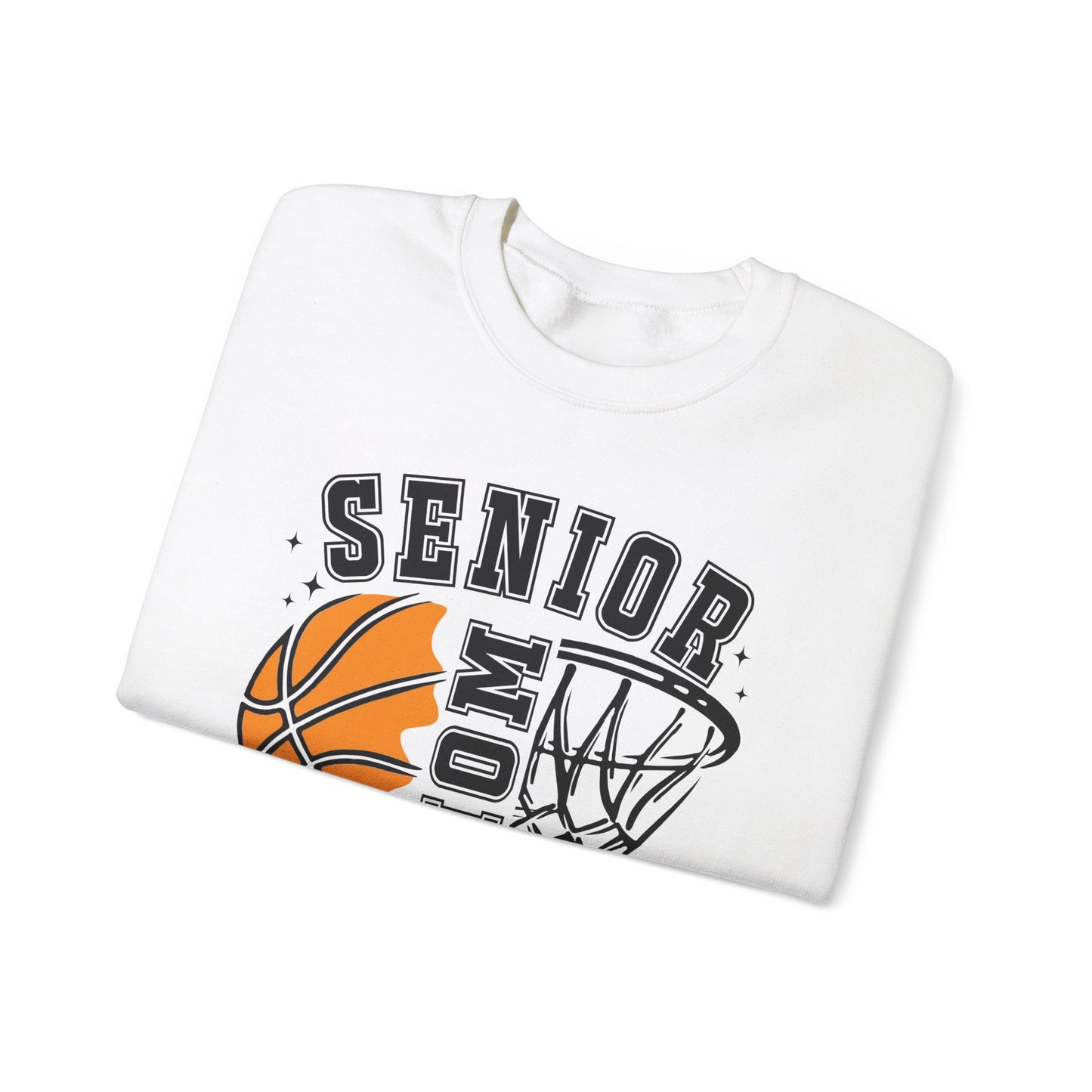 Senior Mom Basketball Crewneck Sweatshirt - The Final Quarter