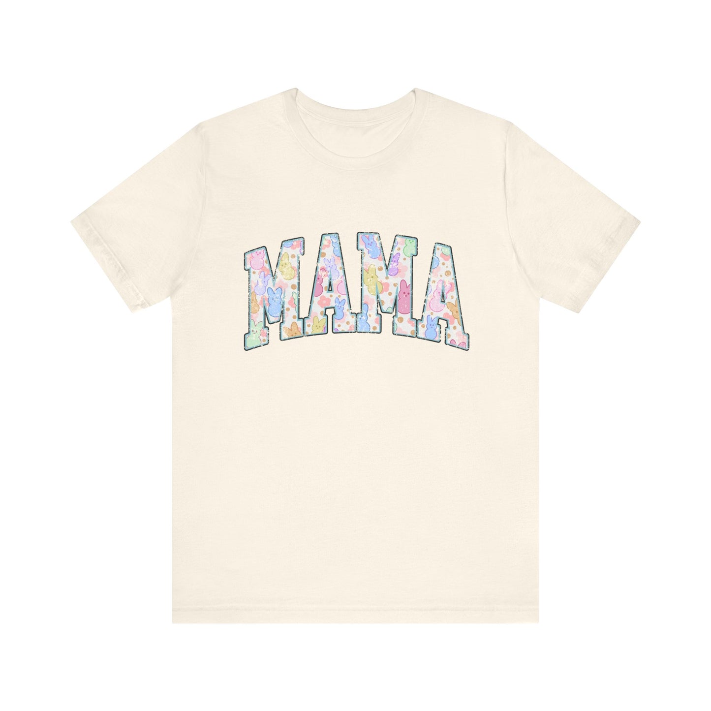 Floral 'Mama' Unisex Jersey Tee - Perfect Gift for Mother's Day