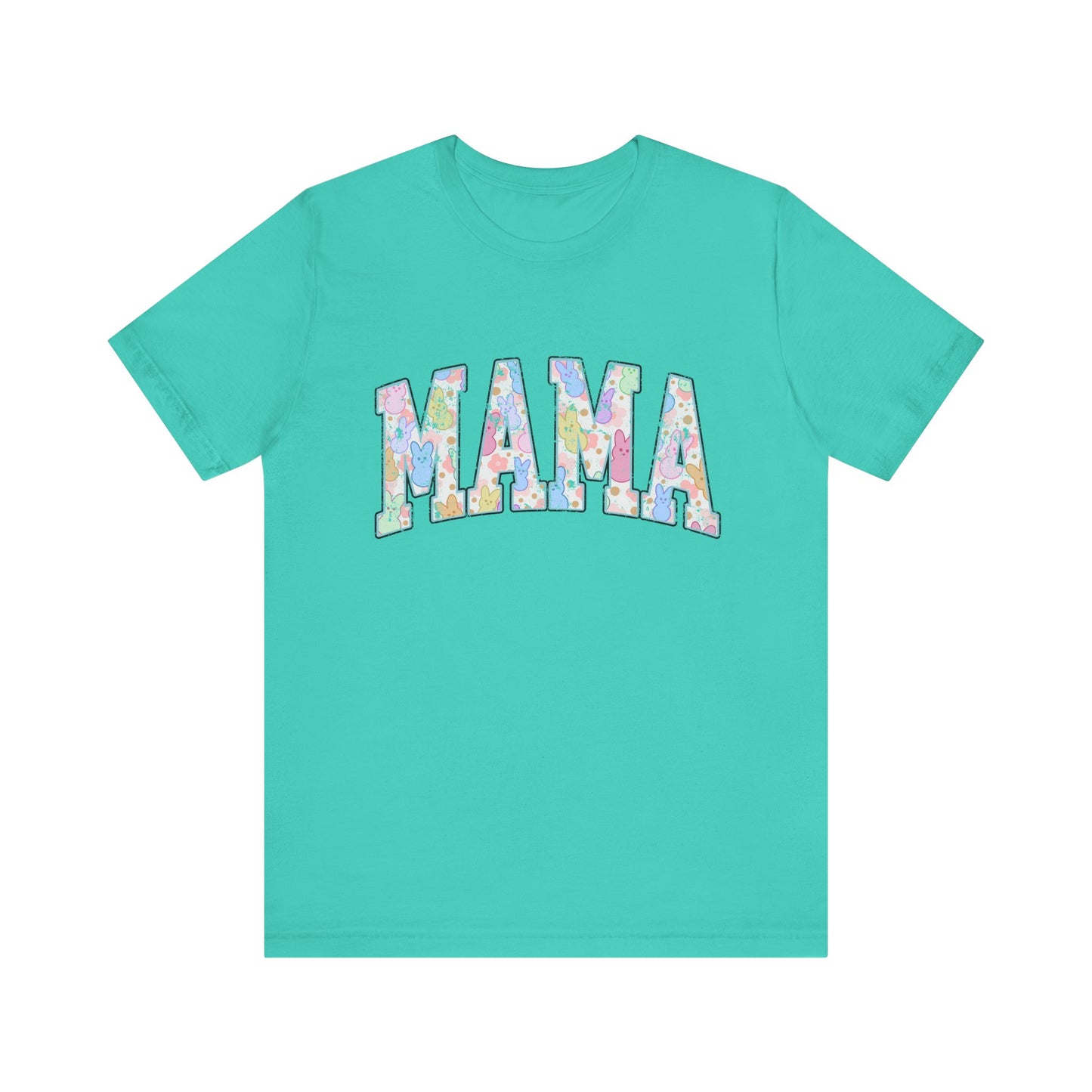 Floral 'Mama' Unisex Jersey Tee - Perfect Gift for Mother's Day