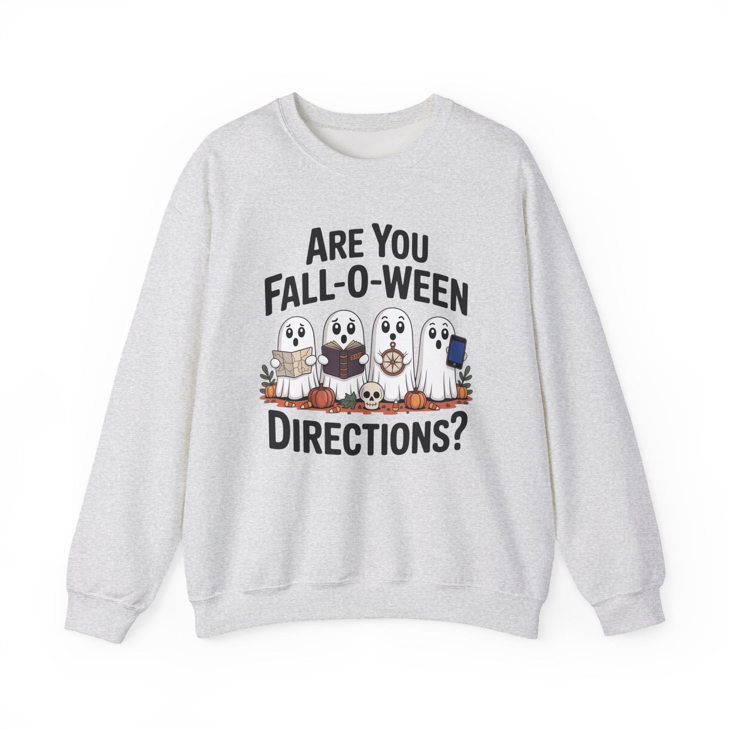 Are you Fall-O-Ween Directions Halloween Unisex Heavy Blend™ Crewneck Sweatshirt