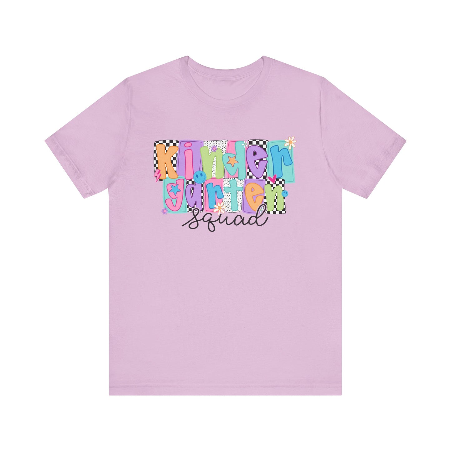 Kindergarten Squad T-Shirt, Teacher Gift, Cute Classroom Tee, Back to School, Kids Birthday Celebration