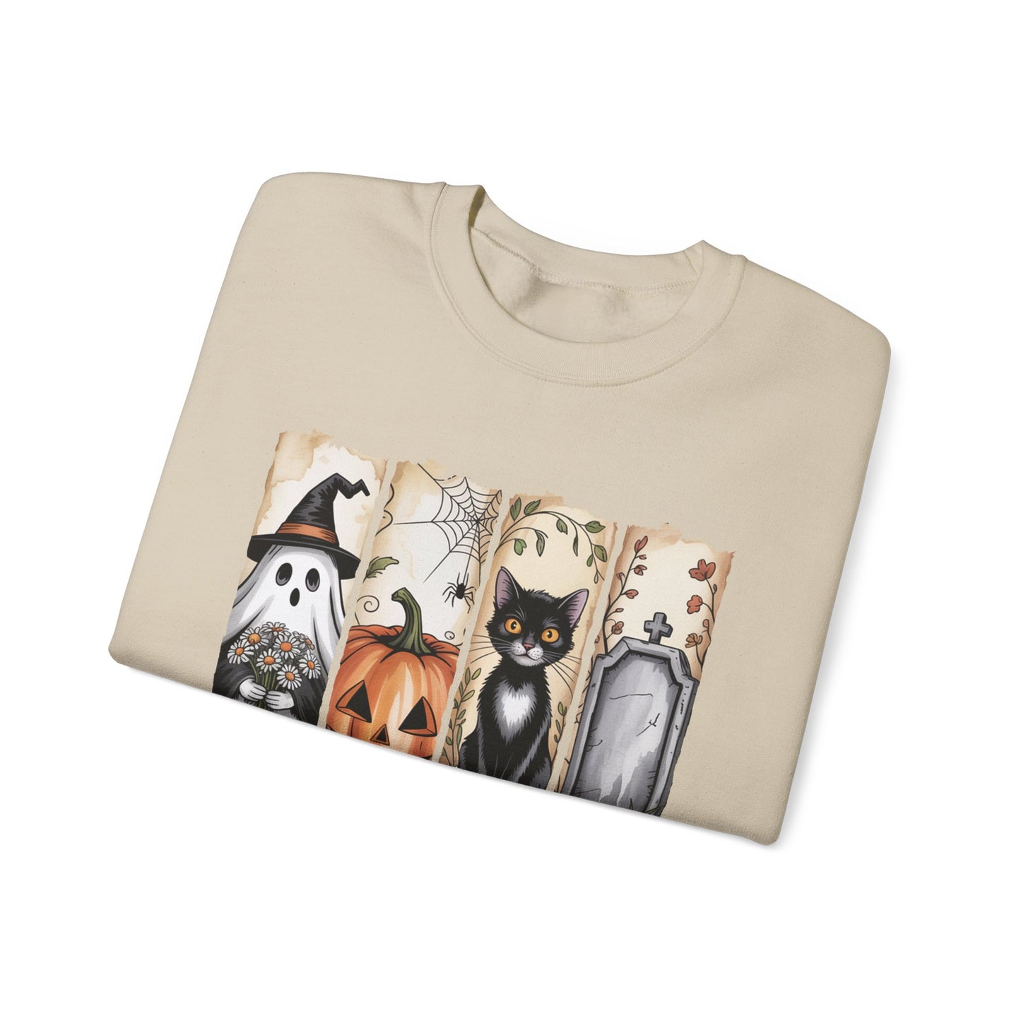 Spooky Season Crewneck Sweatshirt - Fall Fashion, Halloween Sweatshirt, Cozy Autumn Outfit, Unisex Gift, Seasonal Wardrobe